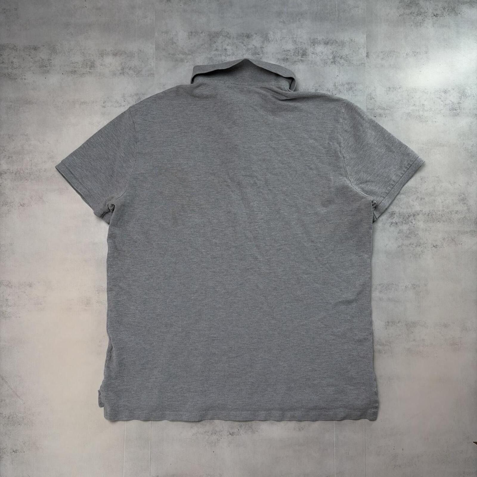 Polo Ralph Lauren Y2K Grey Polo Ralph Lauren Distressed Skater Polo Shirt Size US L / EU 52-54 / 3 - 6 Thumbnail