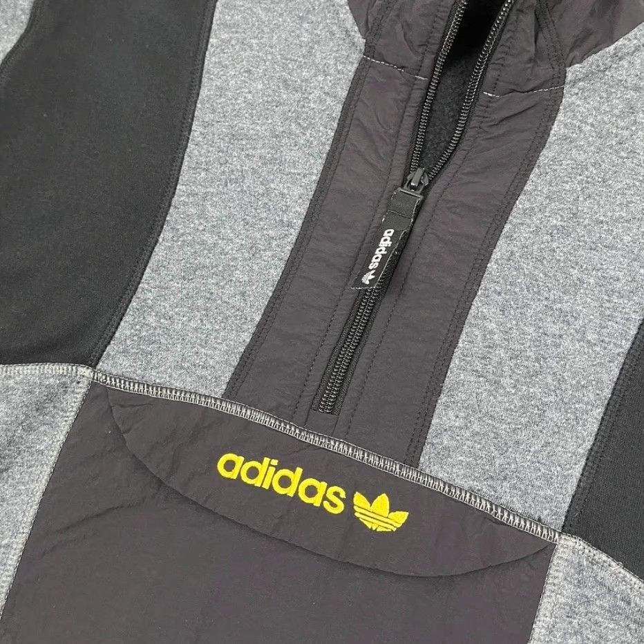 Adidas Adidas Sweatshirt Adult Men 2XL Heather Gray Advantage Field Half Zip Active Gym Size US XXL / EU 58 / 5 - 2 Thumbnail