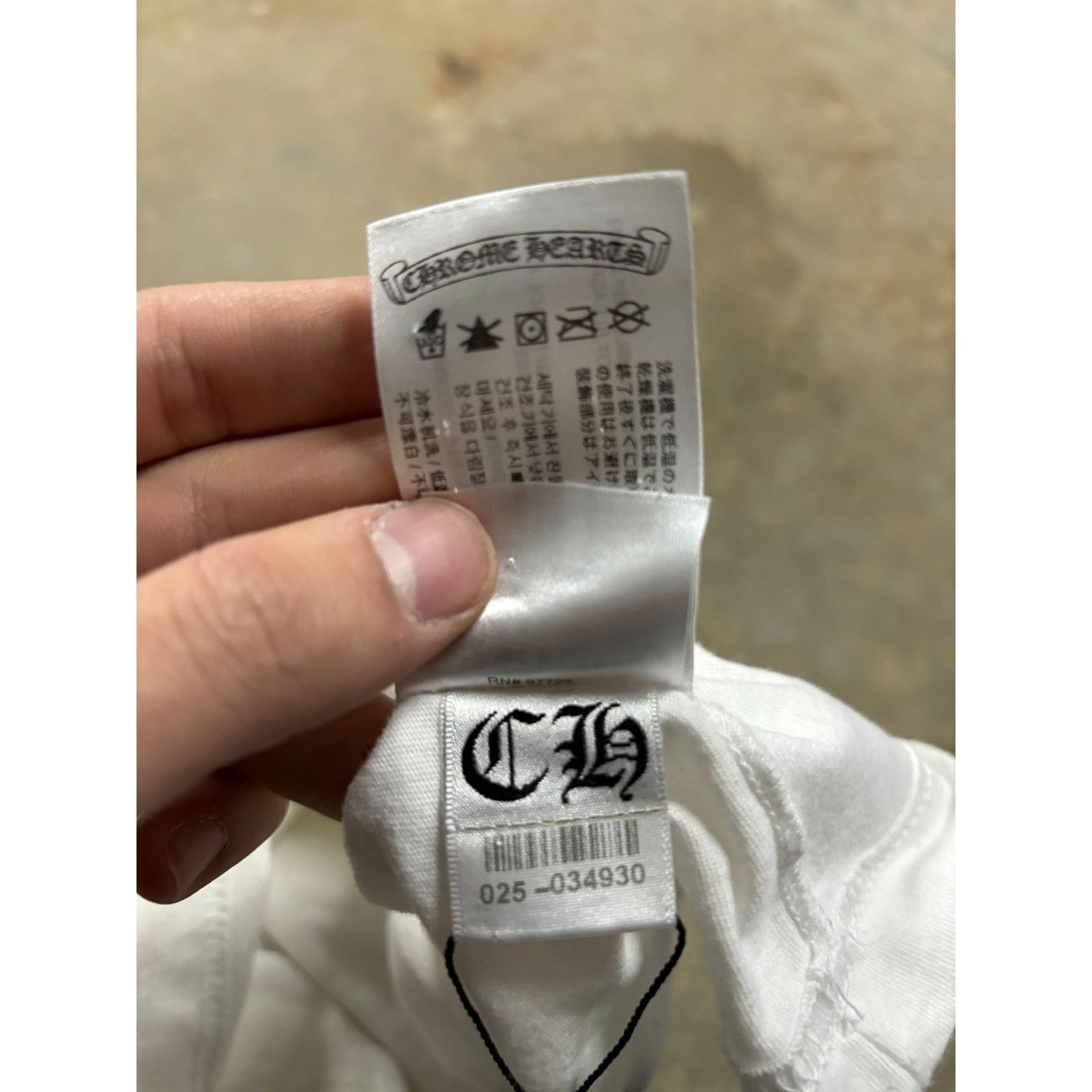 Chrome Hearts Chrome Hearts Eye Chart Tee White Lime Used Large Size US L / EU 52-54 / 3 - 6 Thumbnail