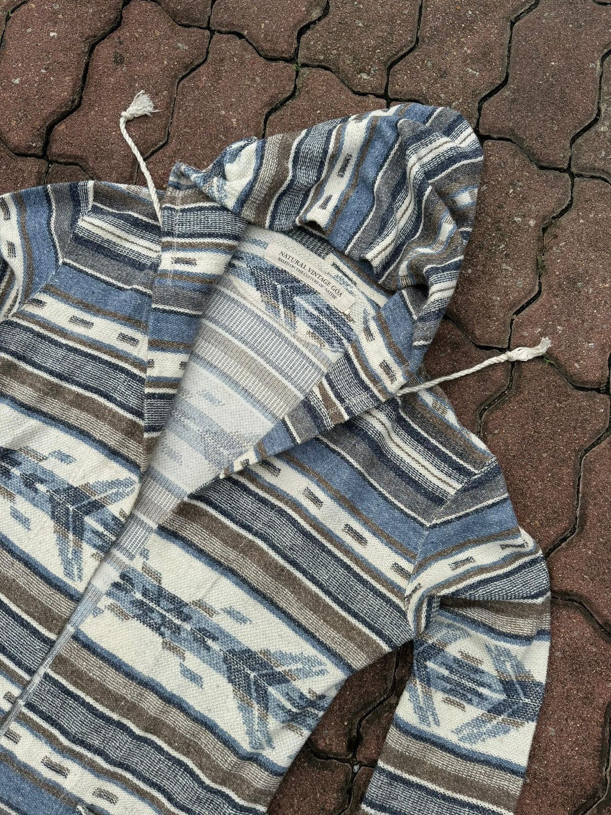 If Six Was Nine × Japanese Brand × Native NATURAL VINTAGE GOA Native Blanket Long Cardigan Size US M / EU 48-50 / 2 - 4 Thumbnail