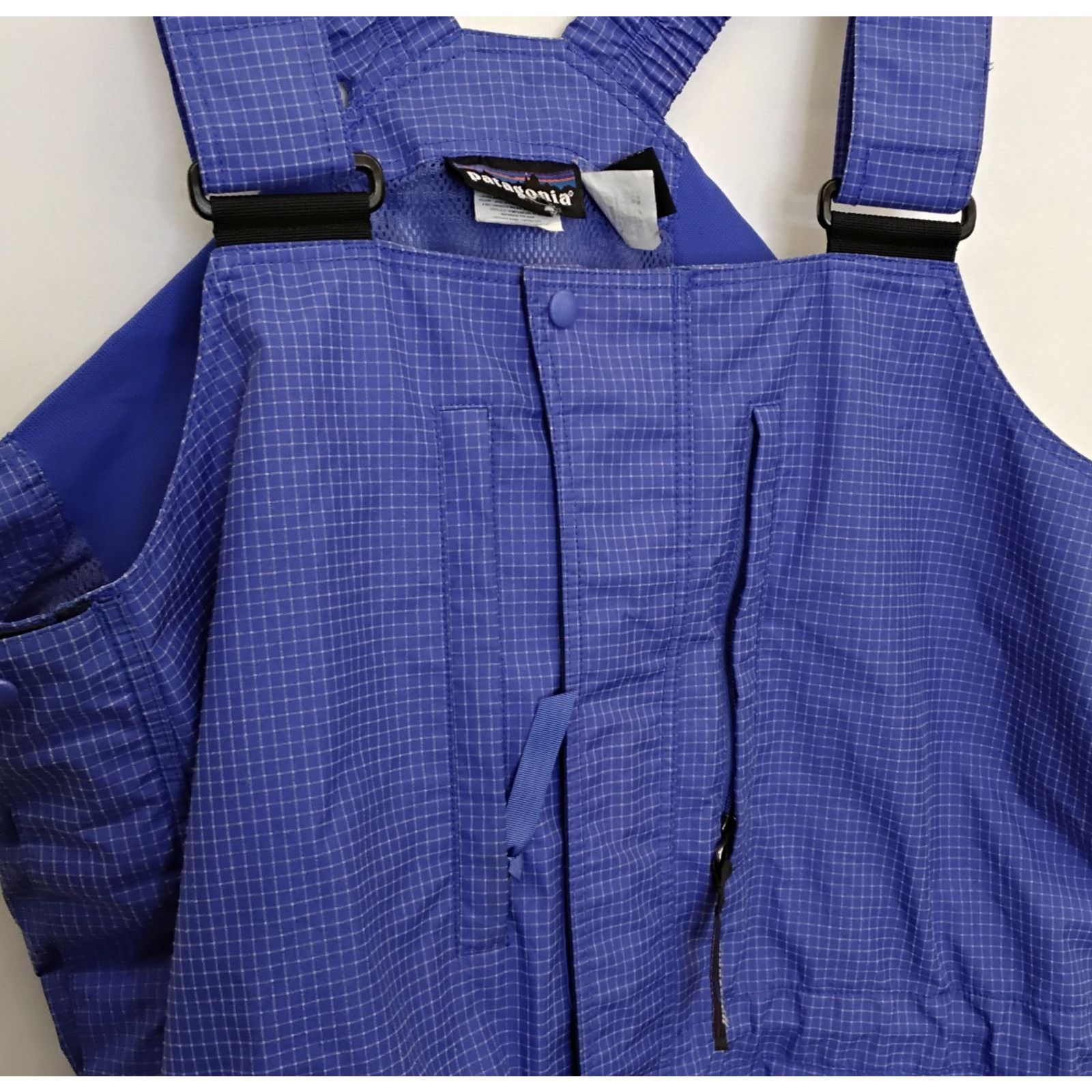 Patagonia Patagonia Super Alpine Ski Bibs Men's L Blue Grid VTG 90's Size US 36 / EU 52 - 4 Thumbnail