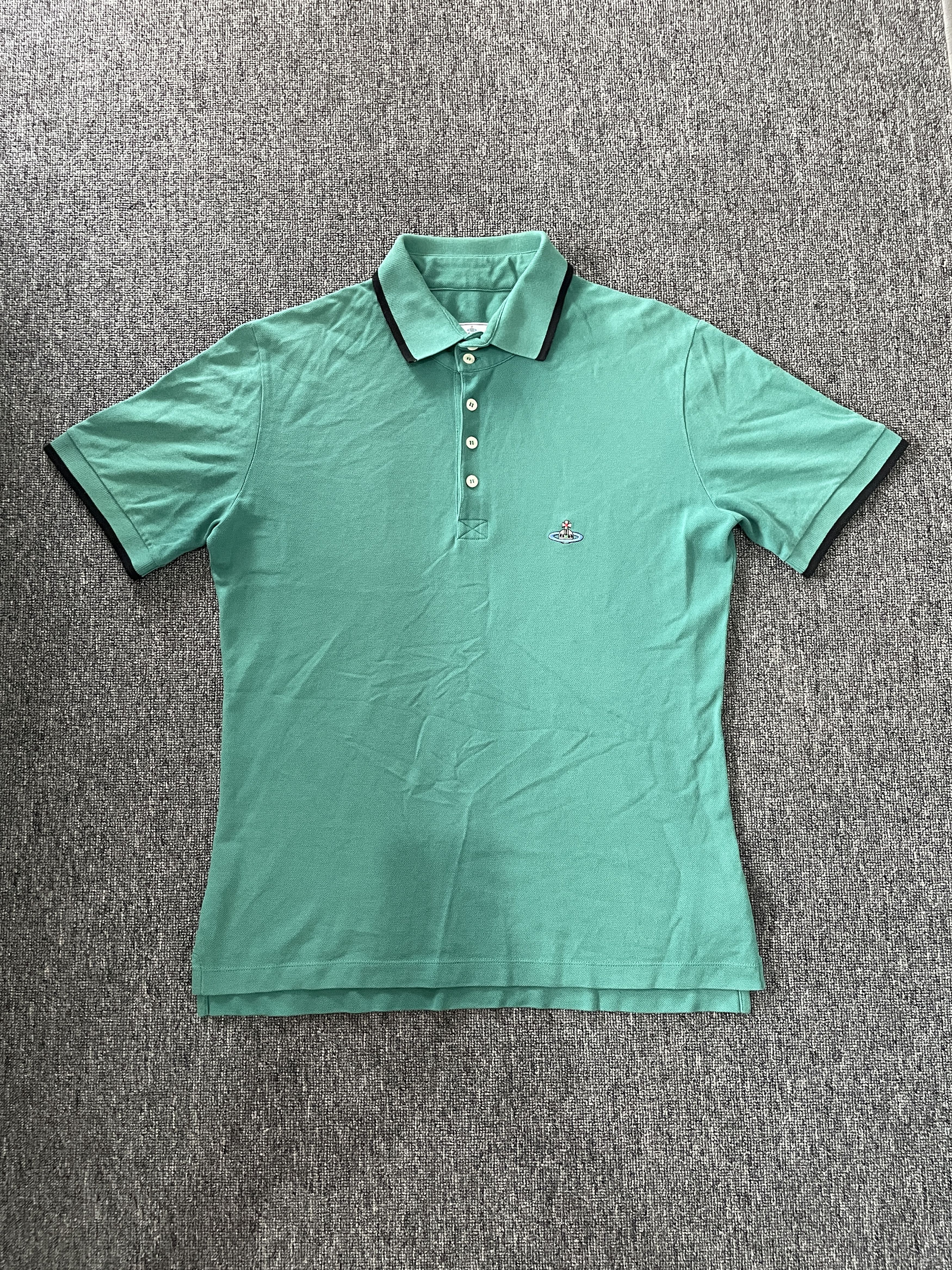Vivienne Westwood Vivienne Westwood Polo Short Sleeve Shirt Green Size US L / EU 52-54 / 3 - 1 Thumbnail