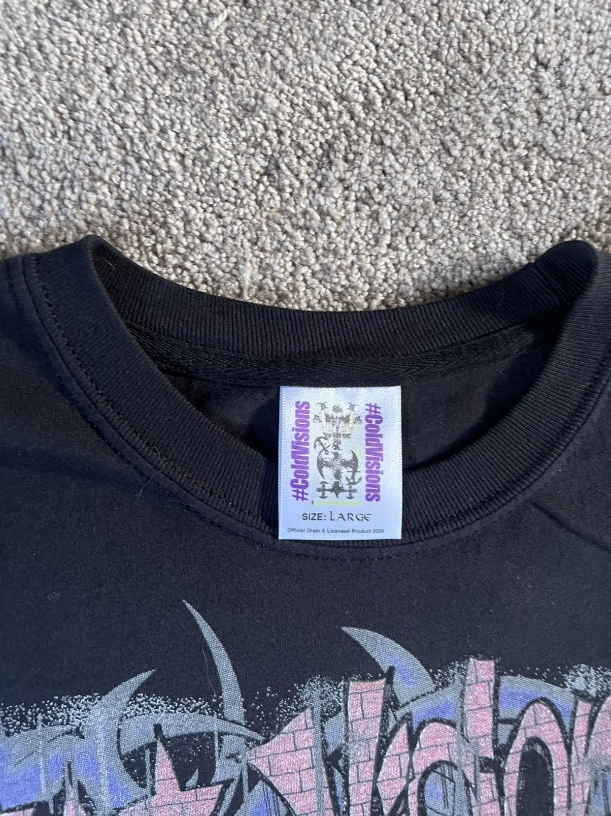 Drain Gang Bladee cold visions T Size US L / EU 52-54 / 3 - 3 Thumbnail