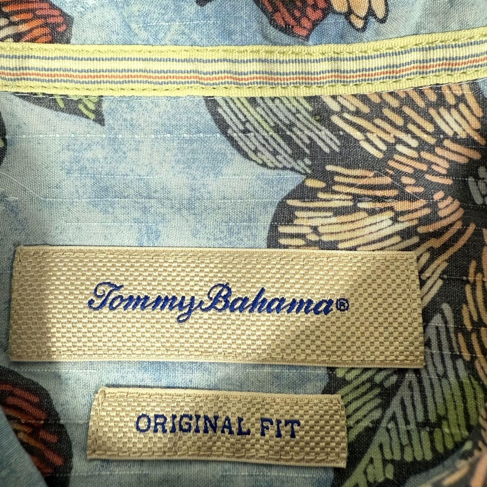 Tommy Bahama Tommy Bahama Shirt Mens XL Blue Floral Hawaiian Silk Button Up Beach Aloha Size US XL / EU 56 / 4 - 6 Thumbnail