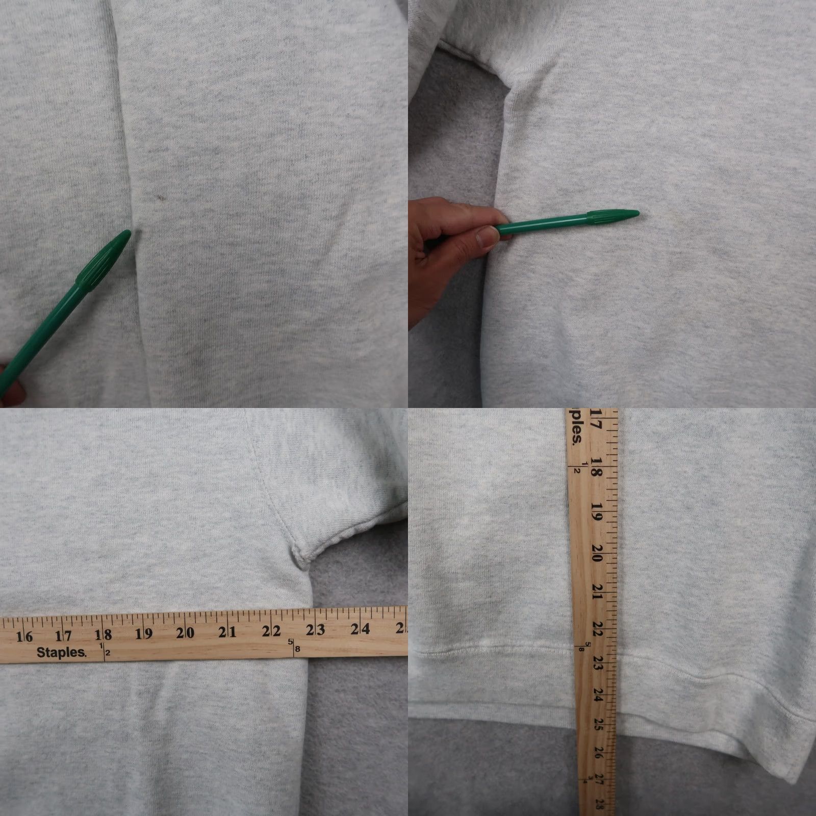 Fruit Of The Loom VINTAGE Nordstrom Sweatshirt Mens L Gray 90s Fruit of the Loom Logo Graphic Print Pullover Crew Neck Cotton Polyester Fleece Size US L / EU 52-54 / 3 - 9 Thumbnail