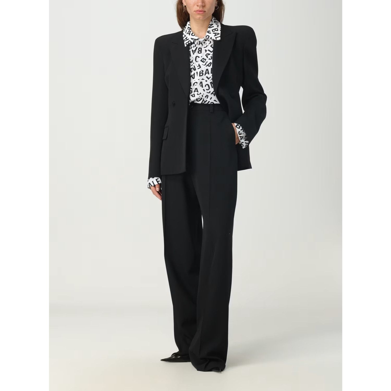 Balenciaga NWT 2023 Balenciaga Round Shoulder Waisted Jacket - FR 40 Size L / US 10 / IT 46 - 16 Thumbnail