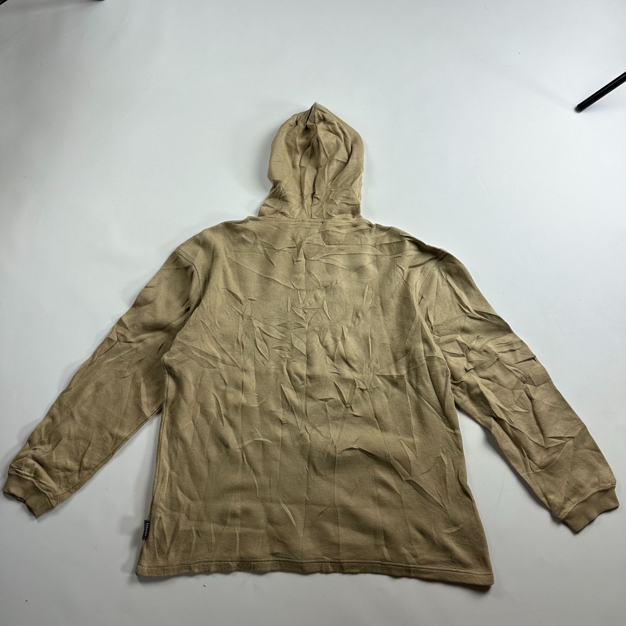 Lacoste Vintage 90s Lacoste Sport Pullover Hoodie Beige Size M Size US M / EU 48-50 / 2 - 4 Thumbnail