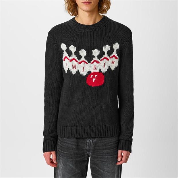 Amiri AMIRI Bowling Crewneck Jumper Size US M / EU 48-50 / 2 - 2 Thumbnail