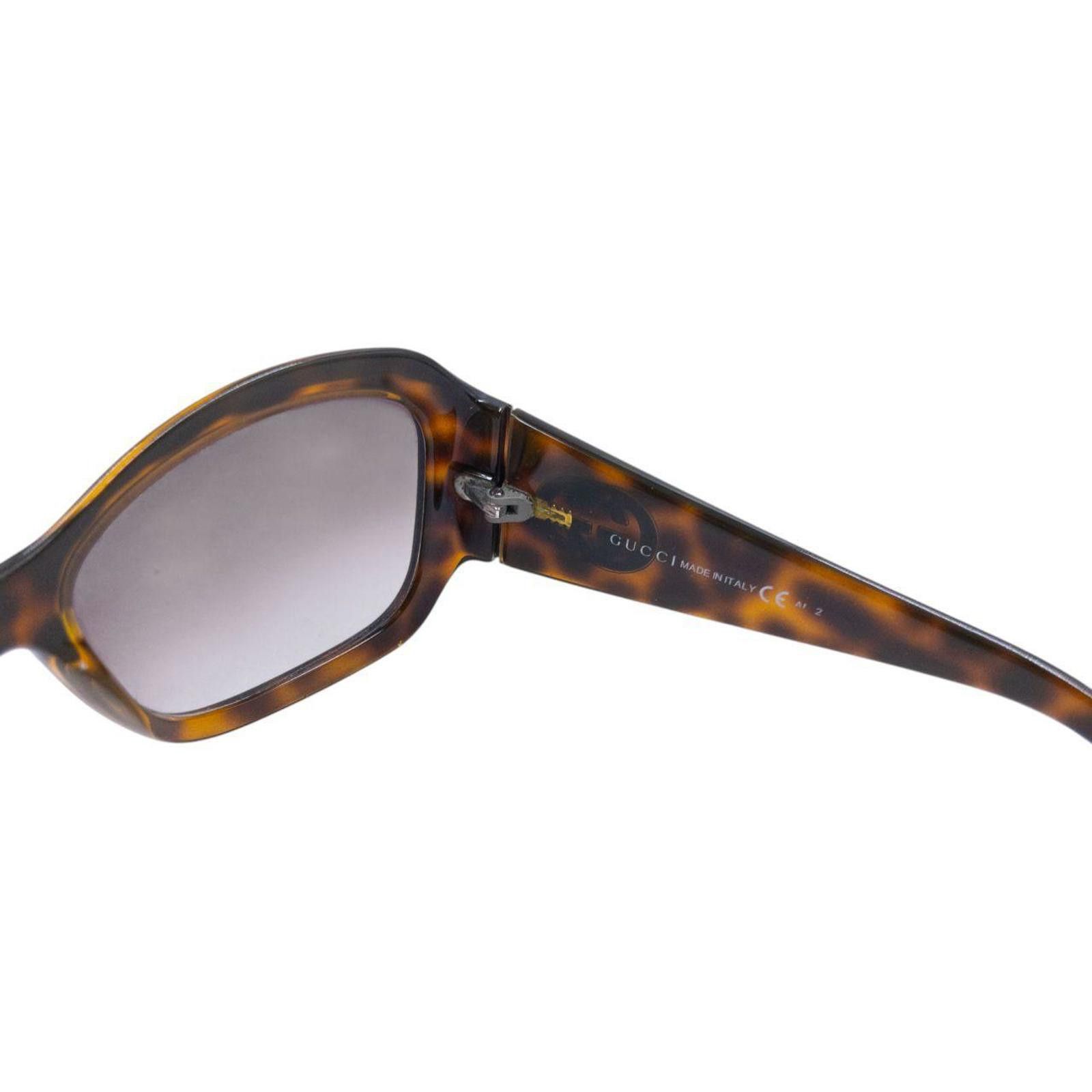 Gucci Vintage Gucci Tortoise Shell Sunglasses Size ONE SIZE - 4 Thumbnail