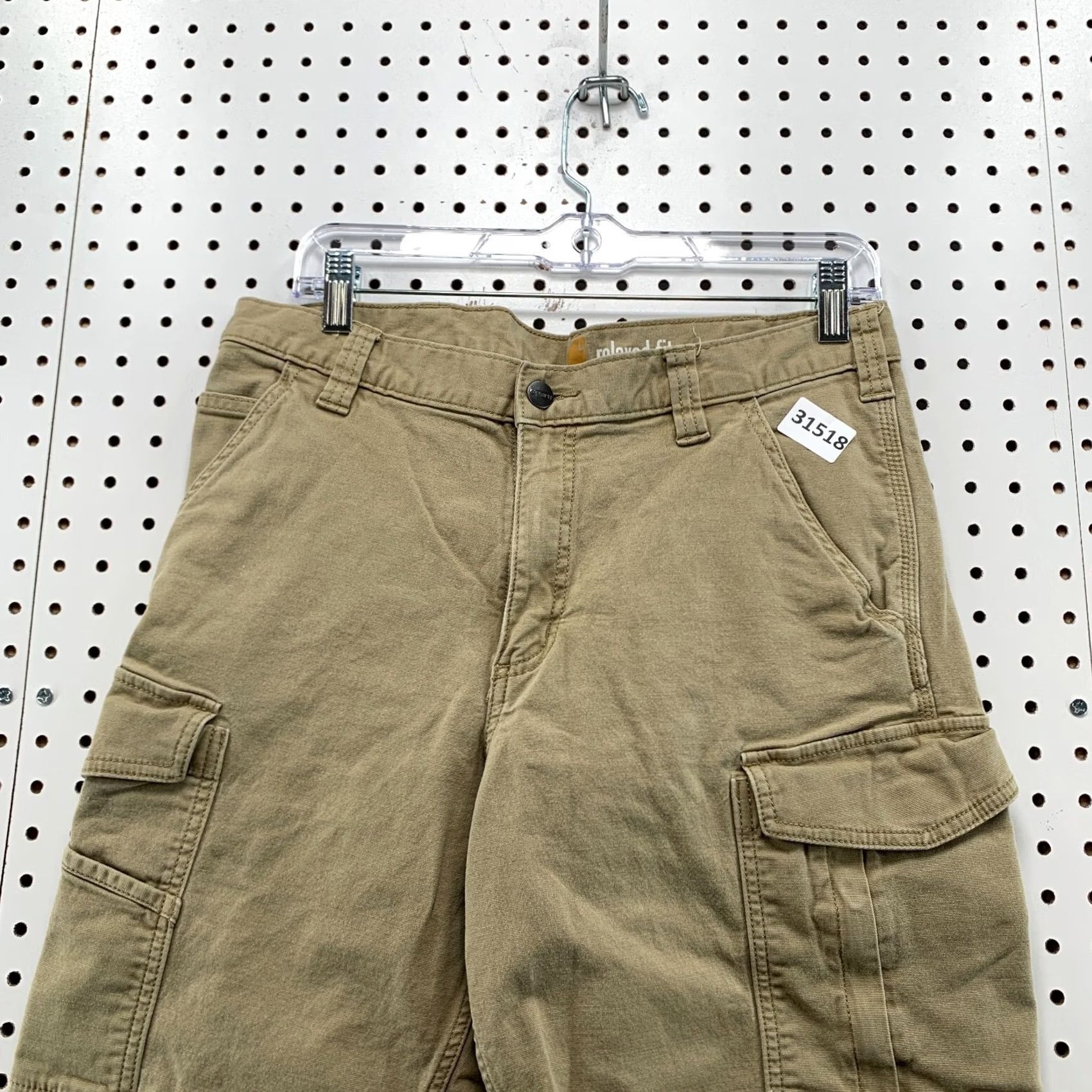Carhartt Carhartt Canvas Cargo Utility Shorts Mens Size 32x10 Tan Casual Workwear Size US 32 / EU 48 - 5 Thumbnail