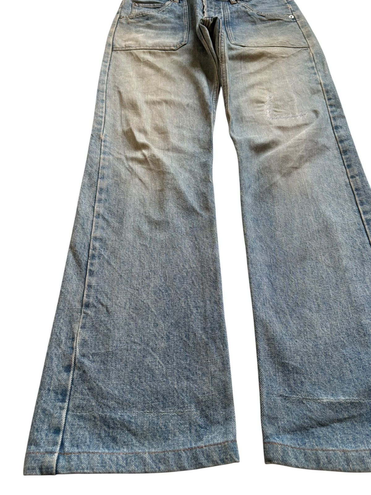 A.P.C. Vintage A.P.C. Button Fly Mud Wash Baker Pants Jeans Size US 28 / EU 44 - 6 Thumbnail