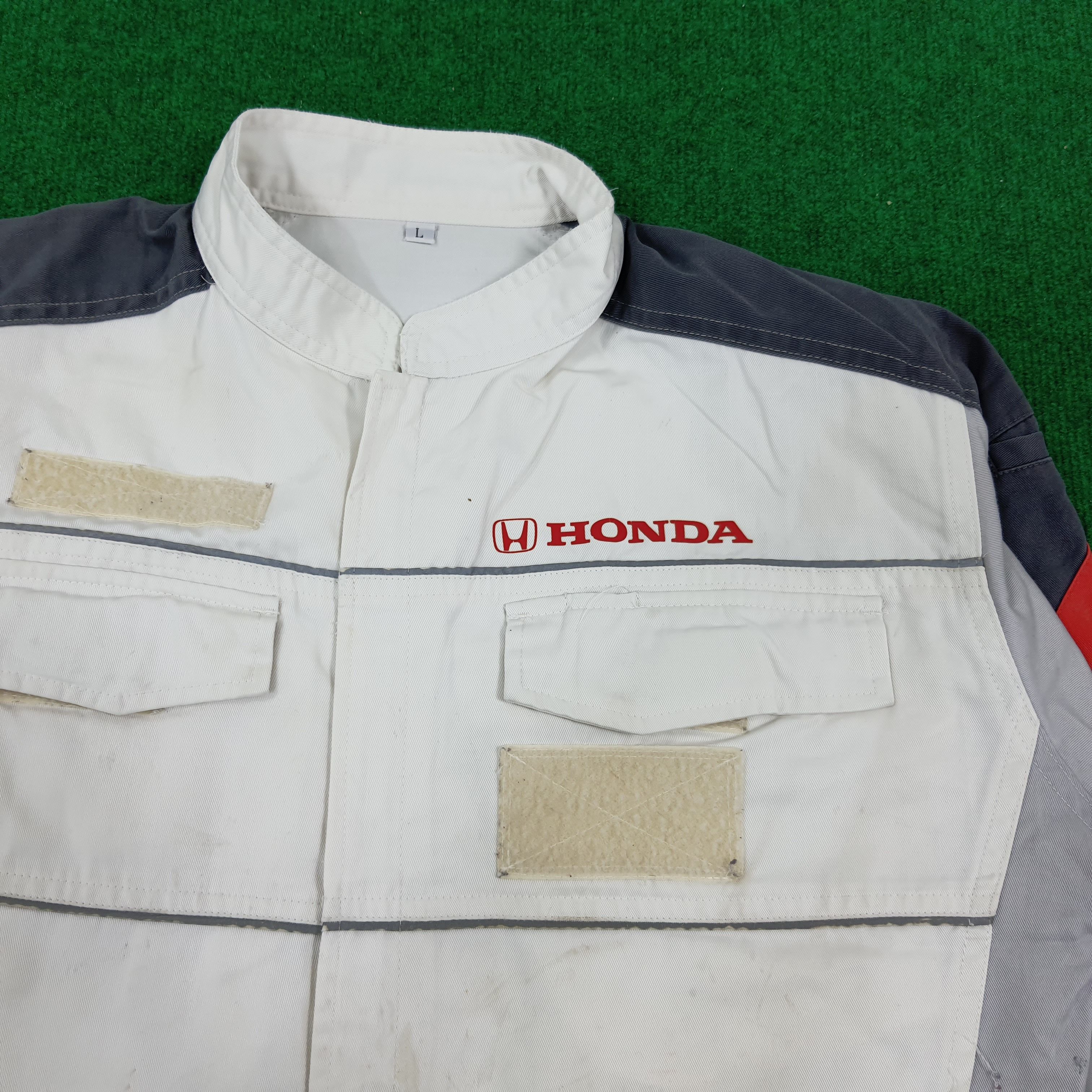 Japanese Brand × Vintage Vintage HONDA Racing Team Japan Motorsports Coverall Size US M / EU 48-50 / 2 - 6 Thumbnail