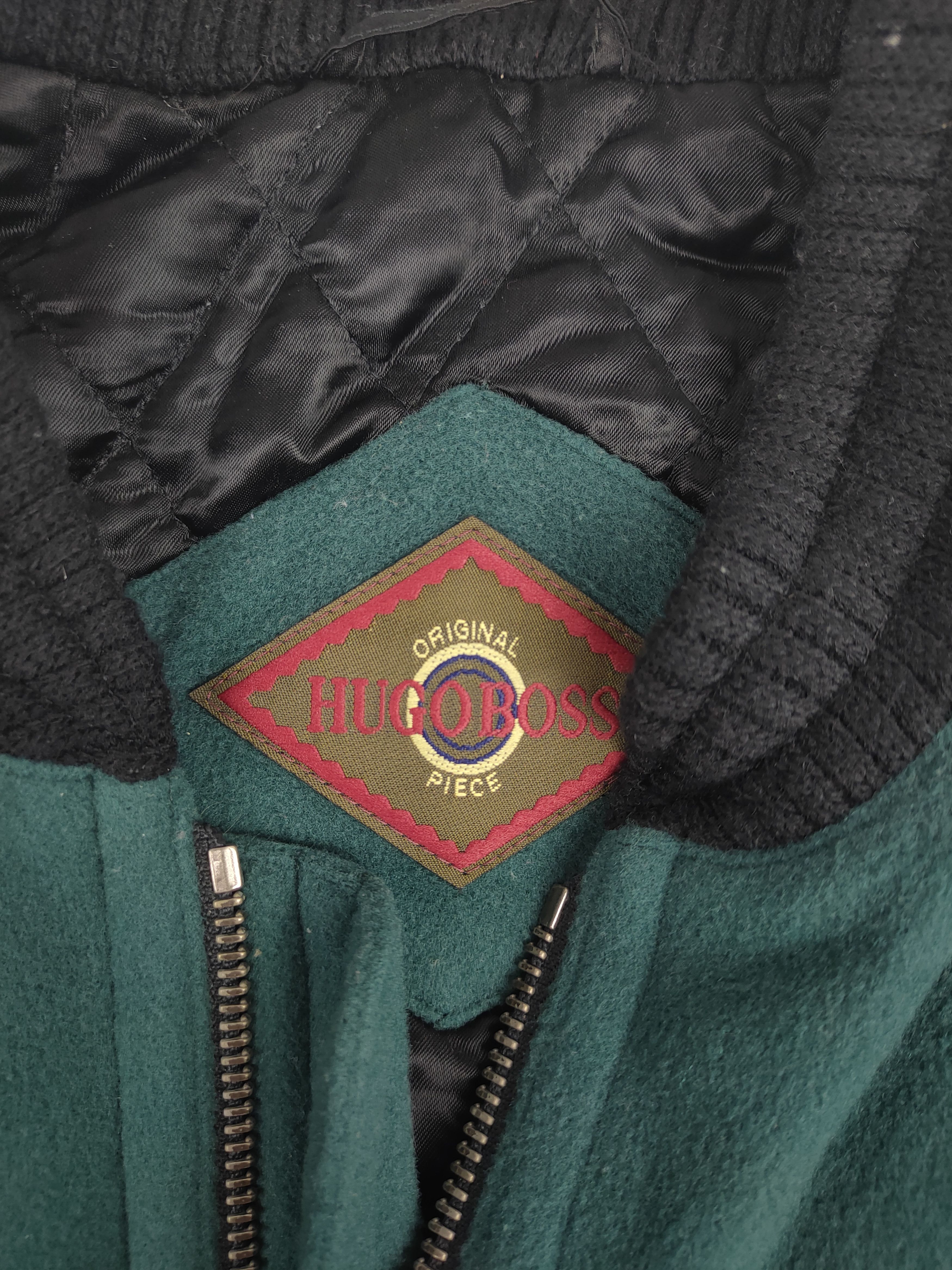 Hugo Boss Mid 90s Hugo Boss Cashmere Wool Bomber Jacket Size US XL / EU 56 / 4 - 5 Thumbnail