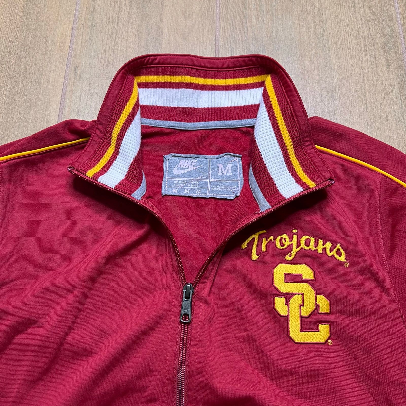 Nike Nike USC Trojans Track Jacket Men’s M Red Full Zip Swoosh Size US M / EU 48-50 / 2 - 2 Thumbnail