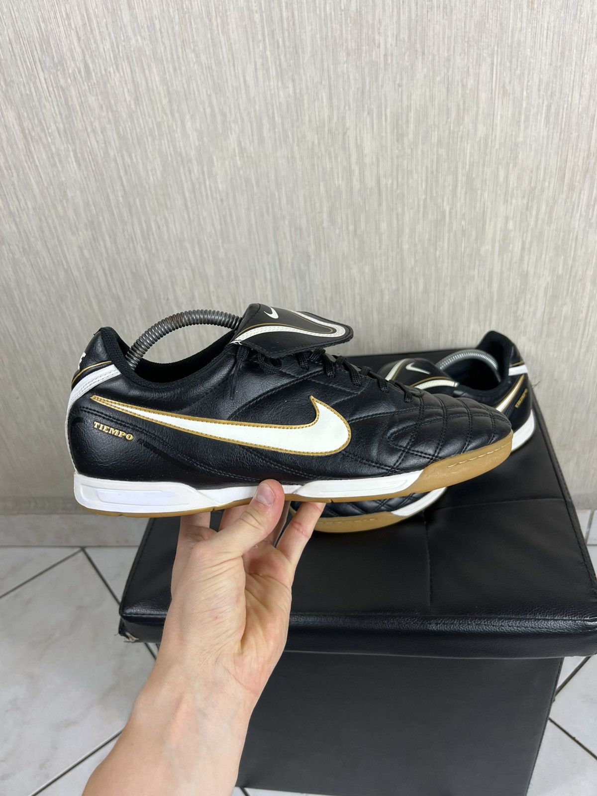 Nike × Vintage Vintage Nike Tiempo y2k soccer shoes Ronaldinho bloke core Size US 9.5 / EU 42-43 - 3 Thumbnail
