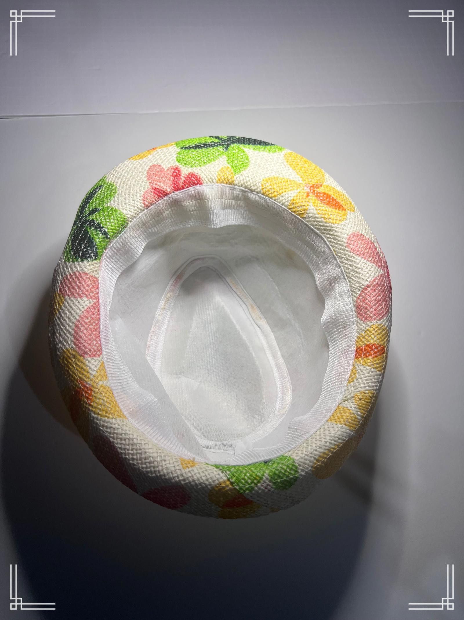 Designer Colorful Floral-Patterned Summer Bucket Hat Size ONE SIZE - 5 Thumbnail