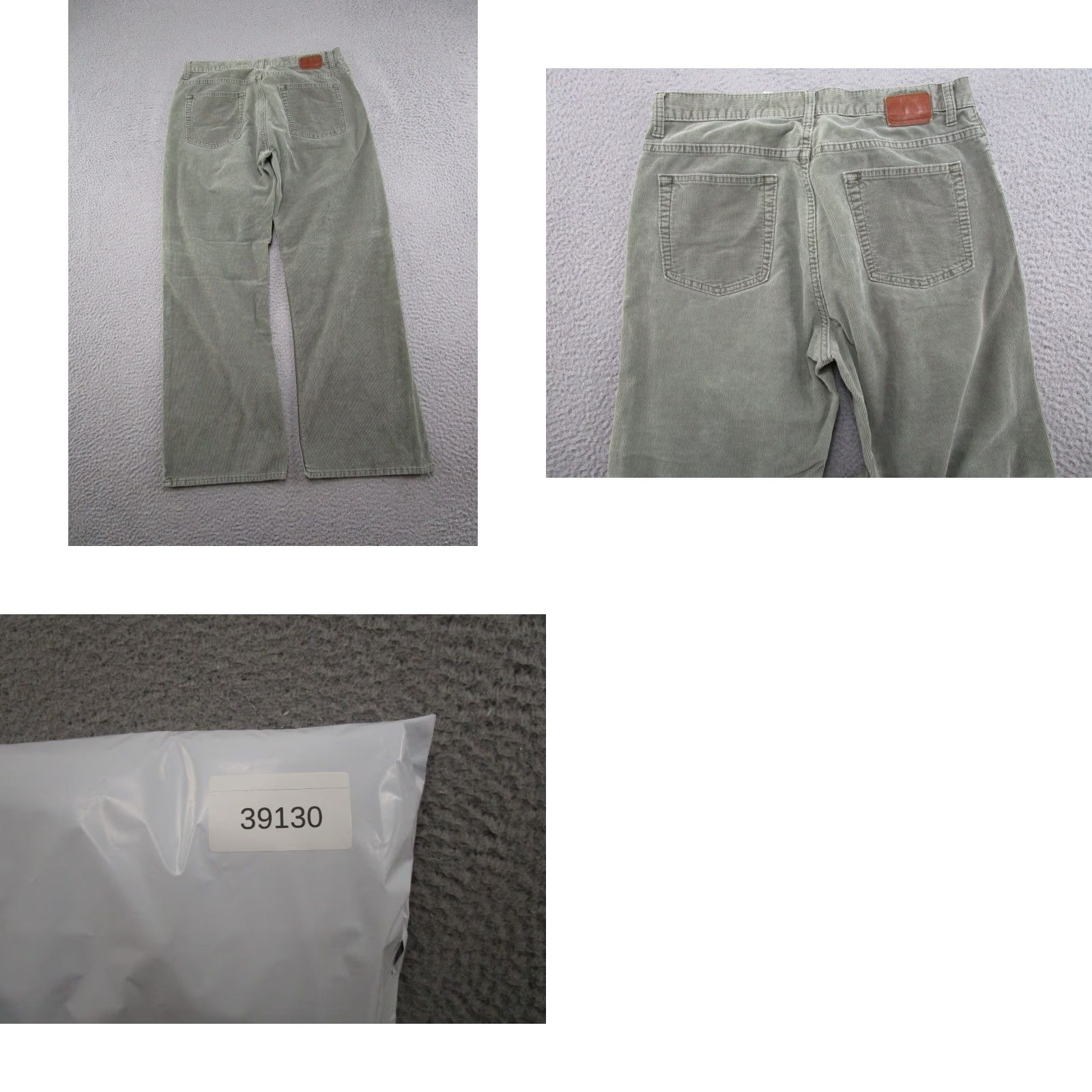 Gap VINTAGE Gap Relaxed Boot Fit Corduroy Pants Baggy 90s y2k Wide Leg Green 35x30 Size US 35 - 9 Thumbnail