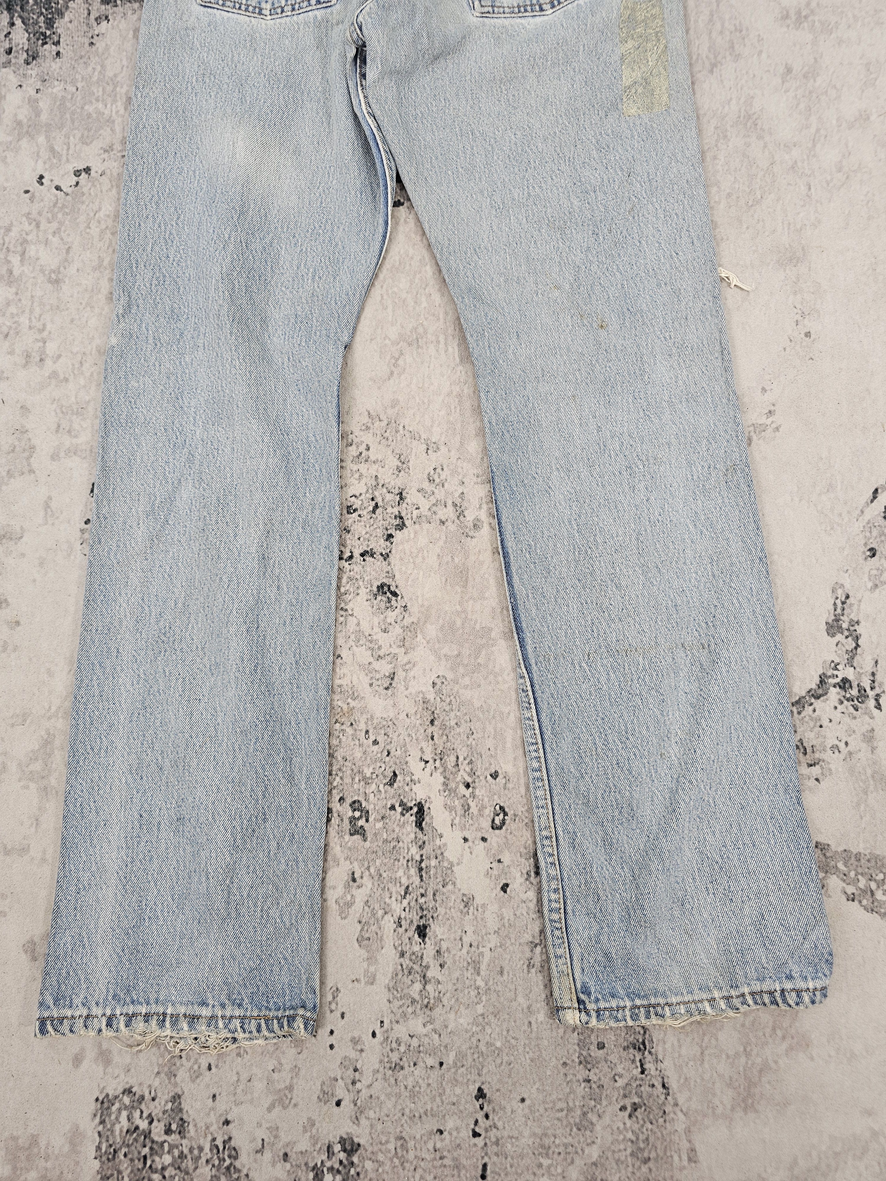 Levi's Vtg 90's LEVIS 501 XX Sun Faded Distressed Jeans L0438 Size US 31 - 5 Thumbnail