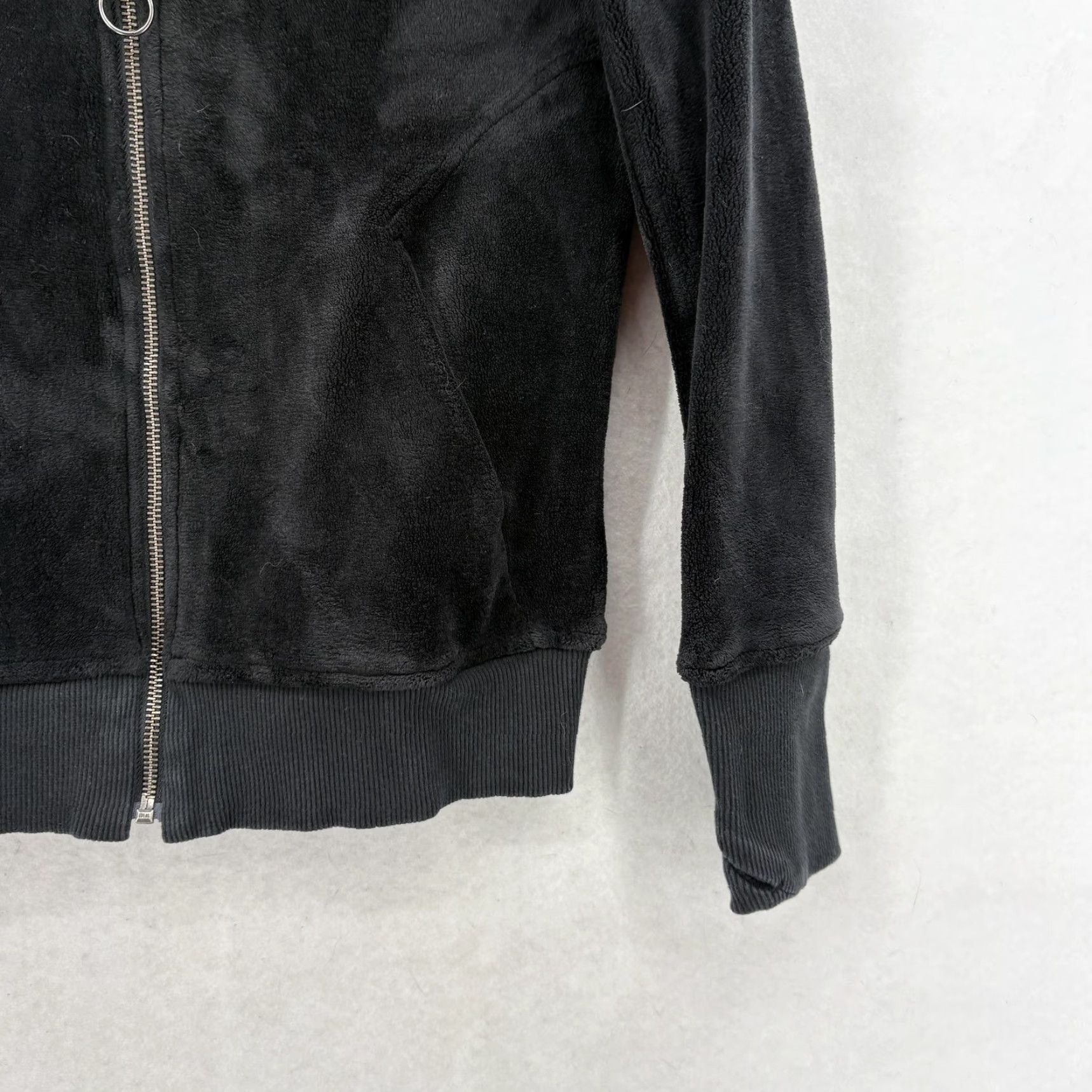 Athleta Athleta Hoodie Womens XS Black Full Zip Hooded Fleece Long Sleeve Gym Size XS / US 0-2 / IT 36-38 - 3 Thumbnail