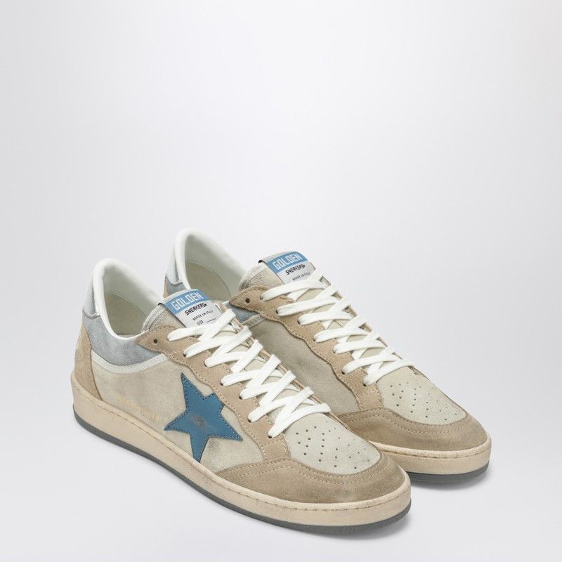 Golden Goose Ball Star Beige/Grey/Silver Sneakers