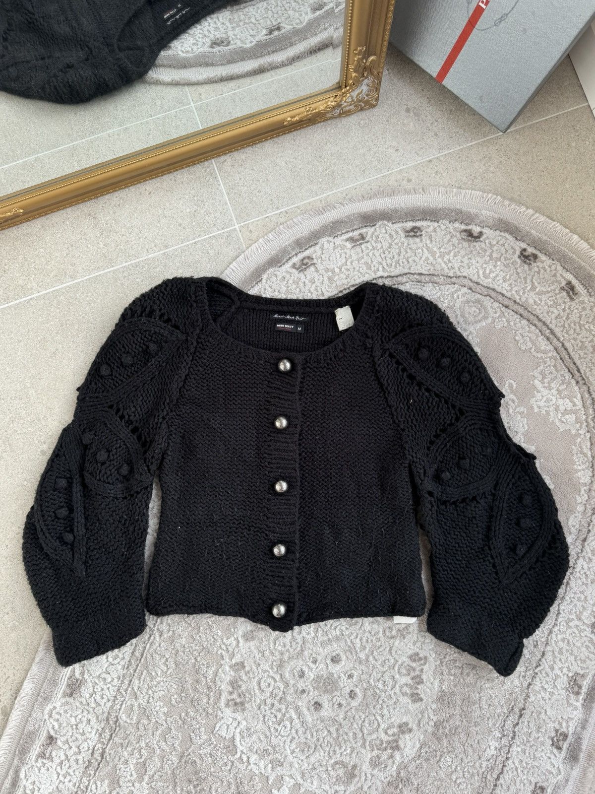 Miss Sixty Archival Napoleon Miss Sixty Hand-Made Knit Cardigan Y2K Size M / US 6-8 / IT 42-44 - 1 Thumbnail