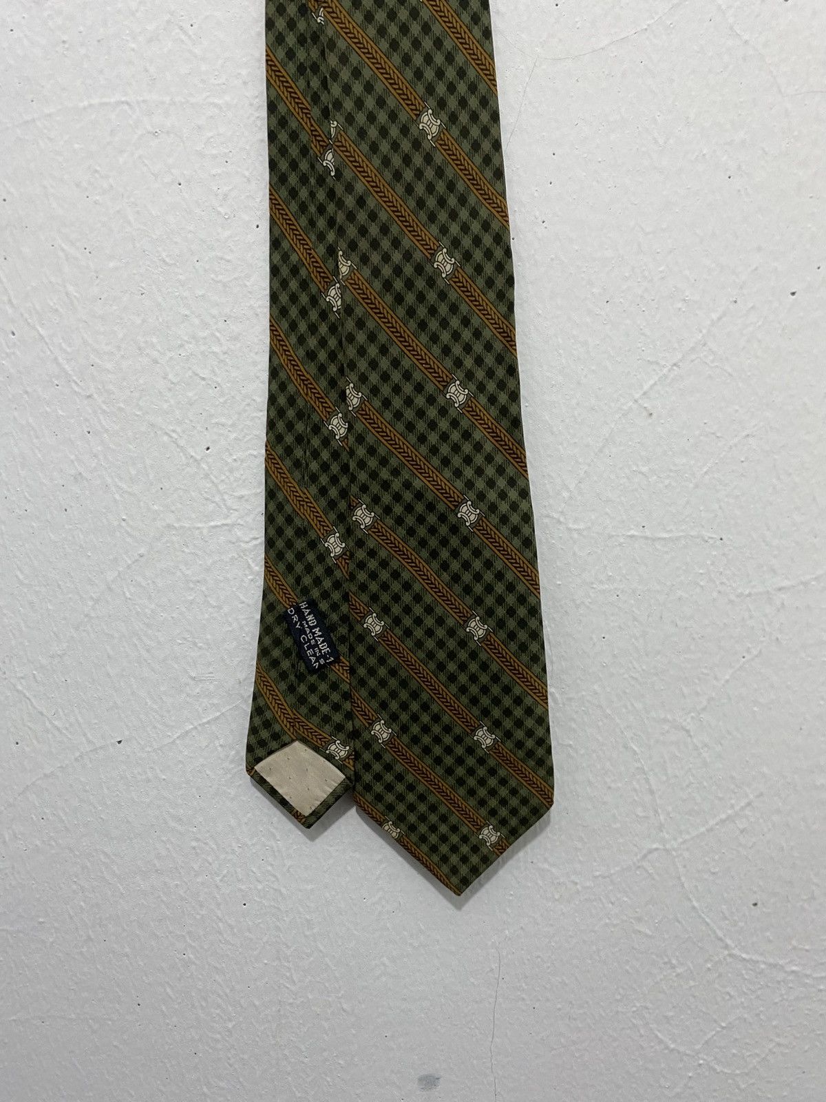 Celine Vintage Celine Abstract Silk Tie Size ONE SIZE - 3 Thumbnail