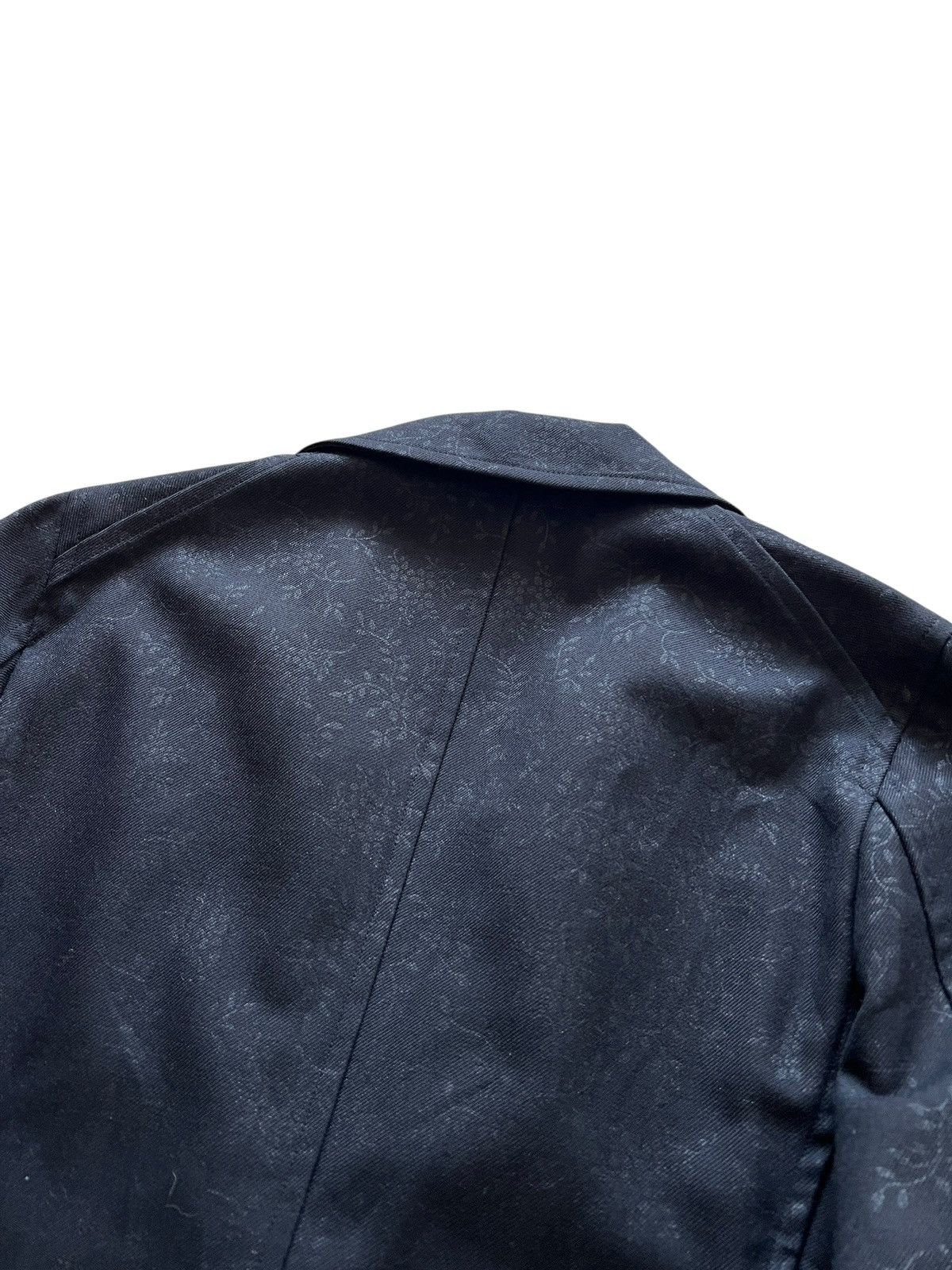 Comme des Garcons Comme des Garcons Floral Motif Buttonless Blazer Jacket Size S / US 4 / IT 40 - 8 Thumbnail