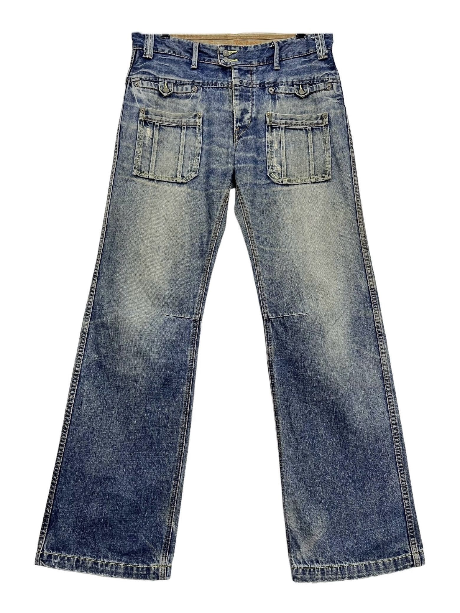 Report Collection 🔥FLASH REPORT Vintage Fatigues Denim Mudwash Bush Pants Size US 31 - 1 Thumbnail