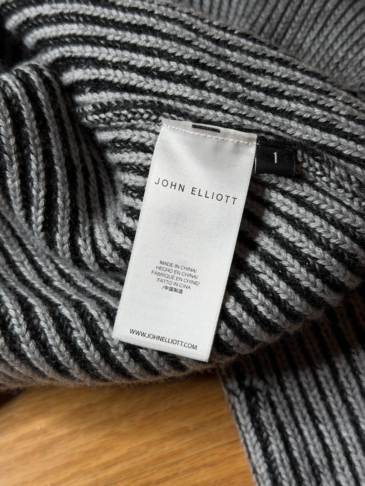 John Elliott John Elliott Structure Wool Knit Crew Sweater SS21 Ash Size US S / EU 44-46 / 1 - 4 Thumbnail