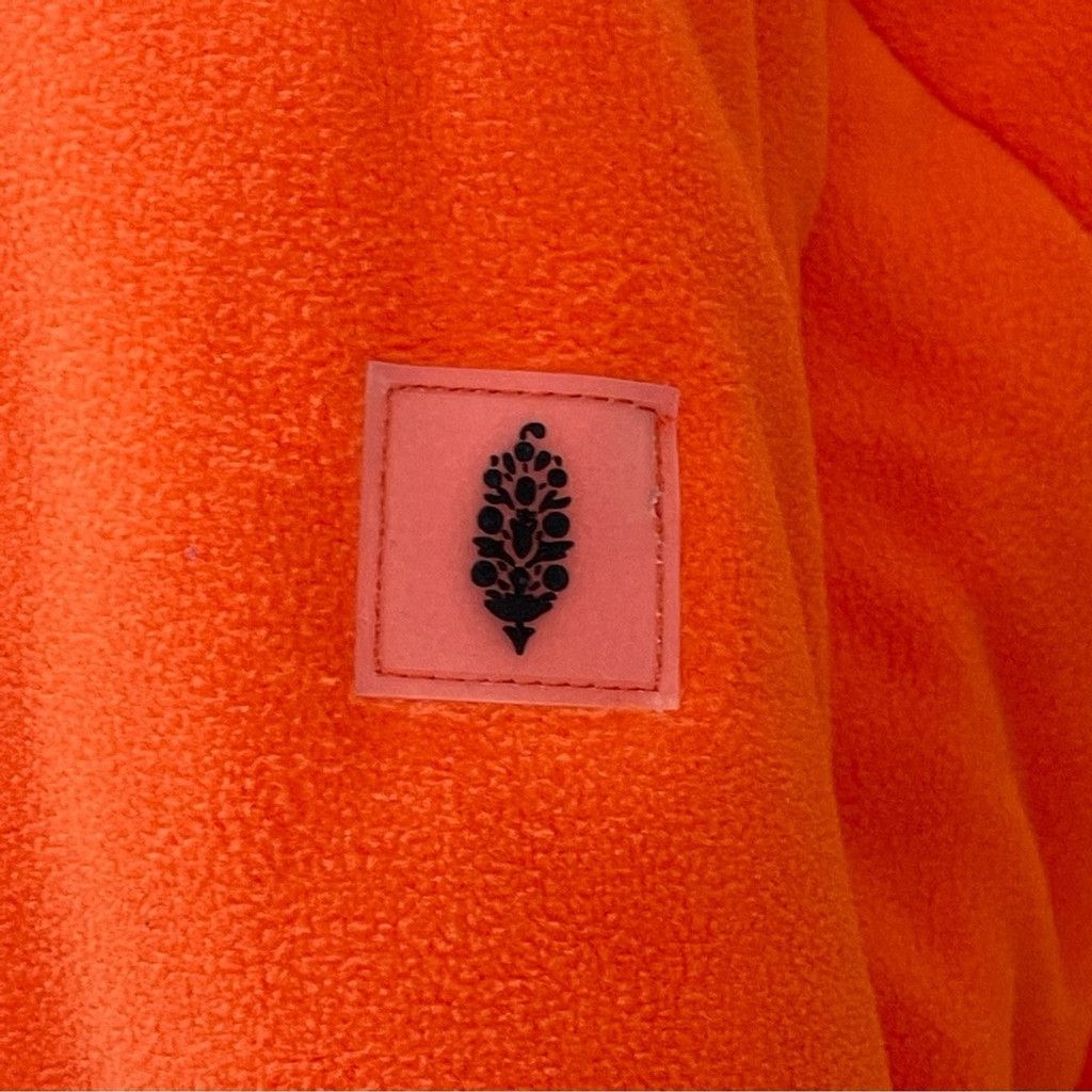 Free People FP MOVEMENT Free People Neon Orange Puffer Fleece Jacket L Size L / US 10 / IT 46 - 13 Thumbnail