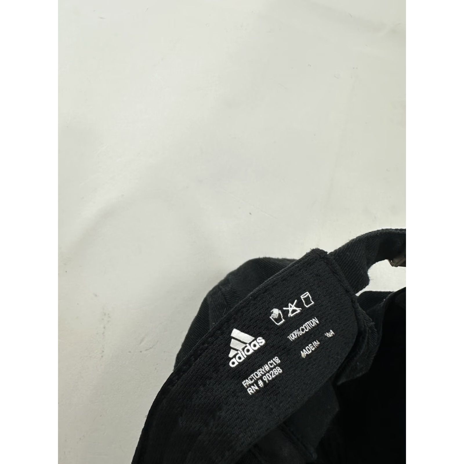 Adidas Adidas Hat Adult Adjustable Black Monochrome Climalite Golf Tennis Casual Dad Cap Mens Size ONE SIZE - 4 Thumbnail