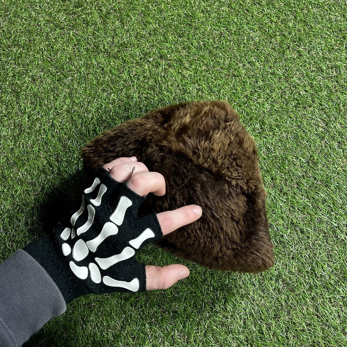 Vintage Vintage Y2K Fuzzy Mohair Beanie Alt Grunge Streetwear OS Size ONE SIZE - 2 Thumbnail