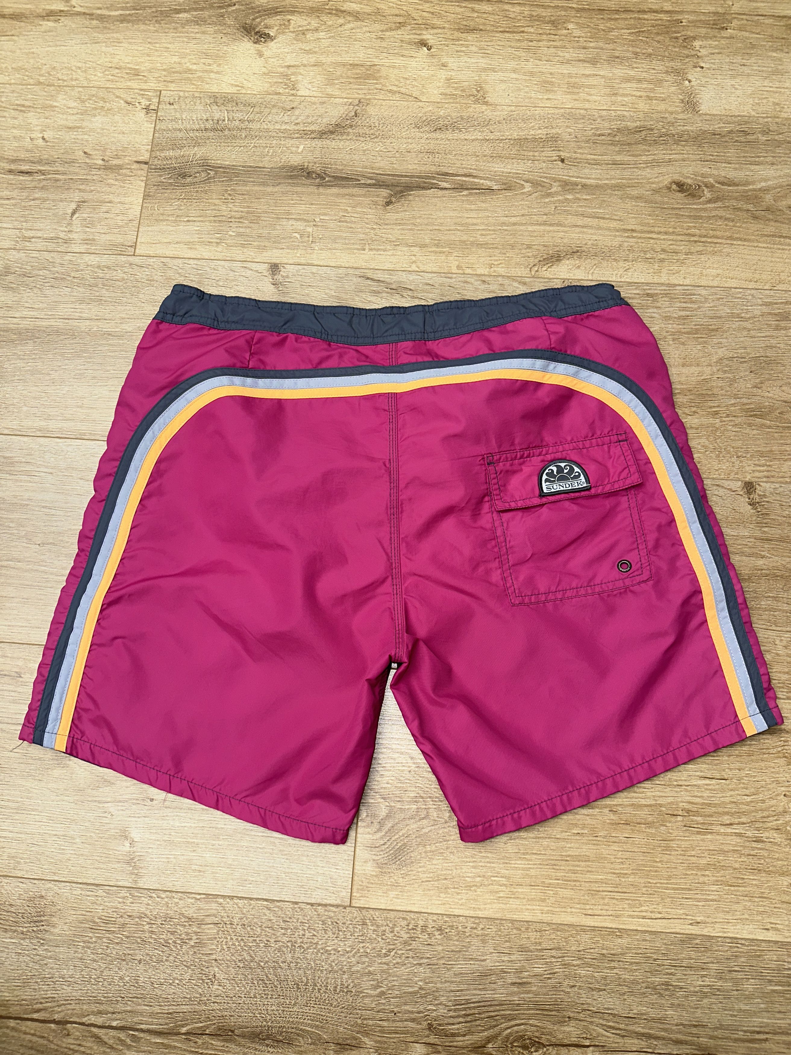 Sundek Bicolor Rainbow Long Sundek 36 Beach Board Shorts Swim 36 L Size US 36 / EU 52 - 2 Thumbnail
