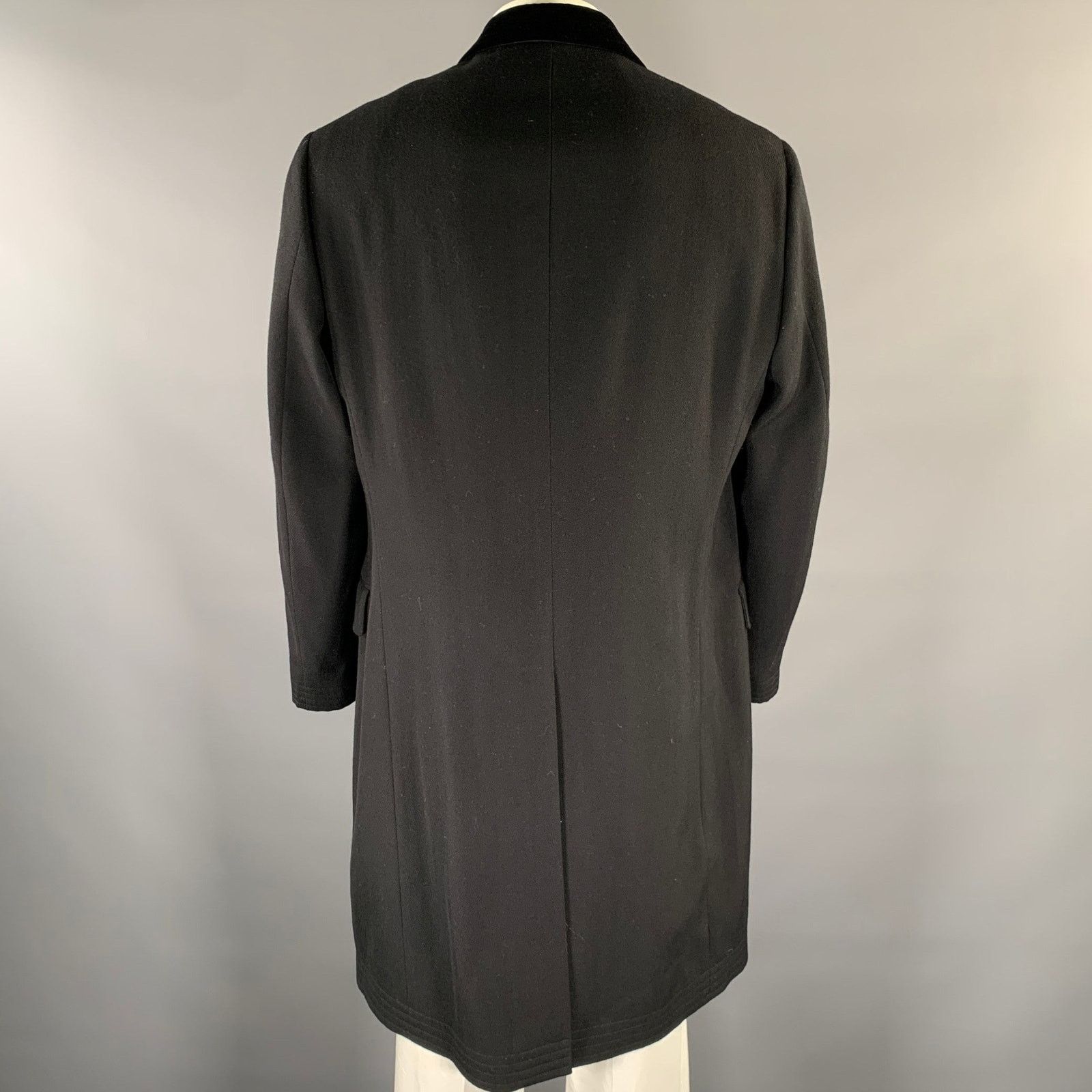 Ralph Lauren RALPH LAUREN Size 44 Black Wool Notch Lapel Coat Size US S / EU 44-46 / 1 - 4 Thumbnail