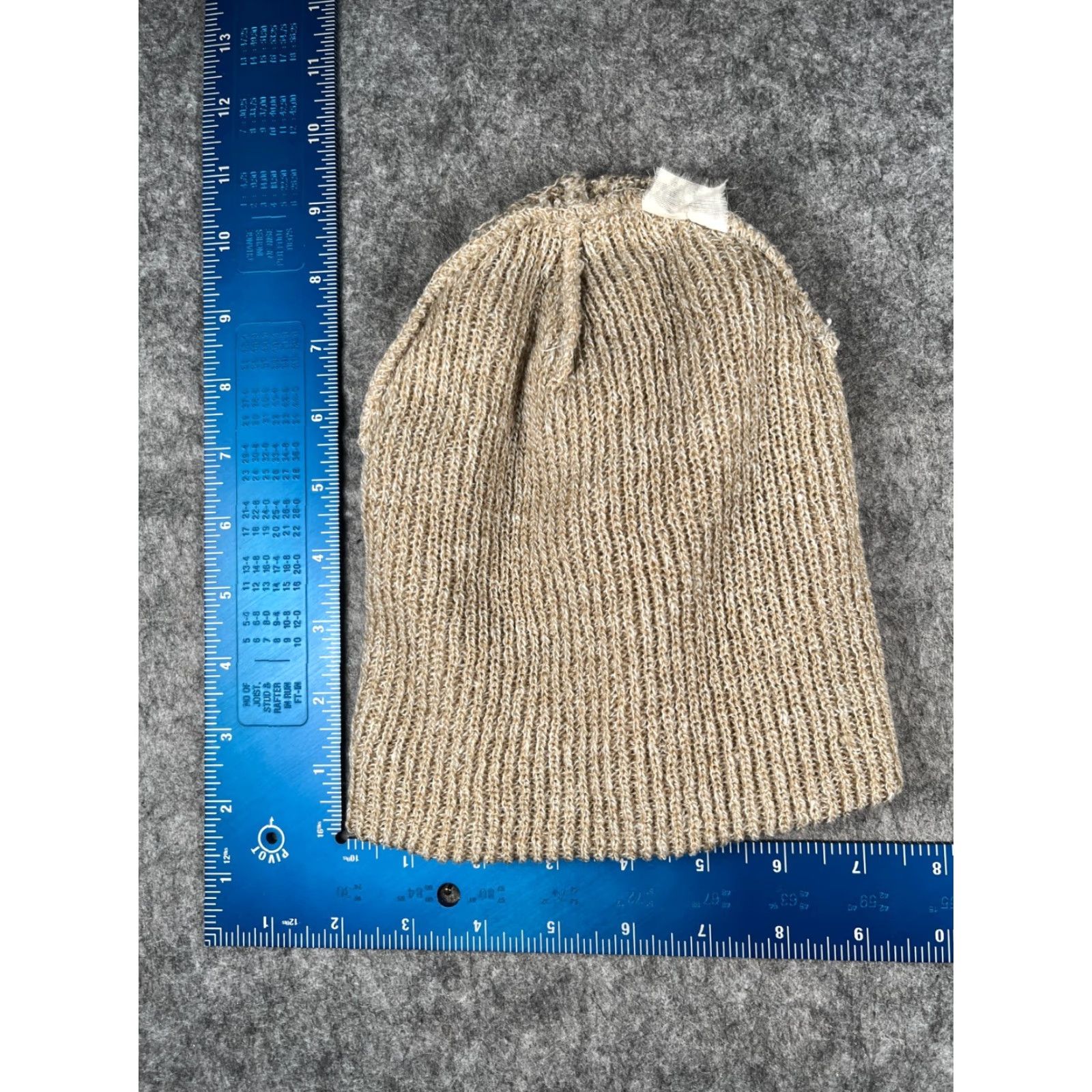 Vintage True Honor Beanie Toque Adult One Size Beige Knit 100% Acrylic Unisex Adults Beanie Winter Outdoor Ski Hat Mens Womens Size ONE SIZE - 6 Thumbnail