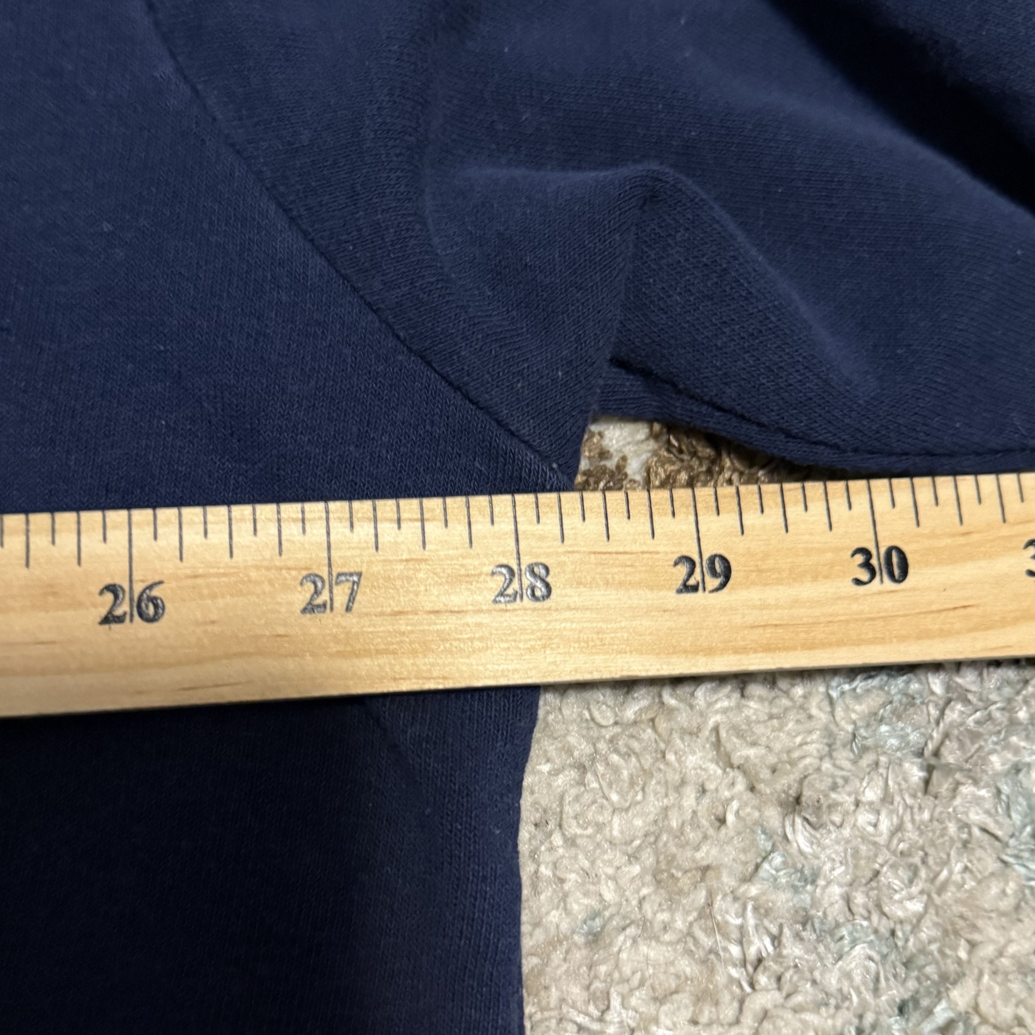 Nike × Vintage Vintage Nike Spellout Hoodie Size XL Navy Y2K Boxy Fit Size US XL / EU 56 / 4 - 6 Thumbnail