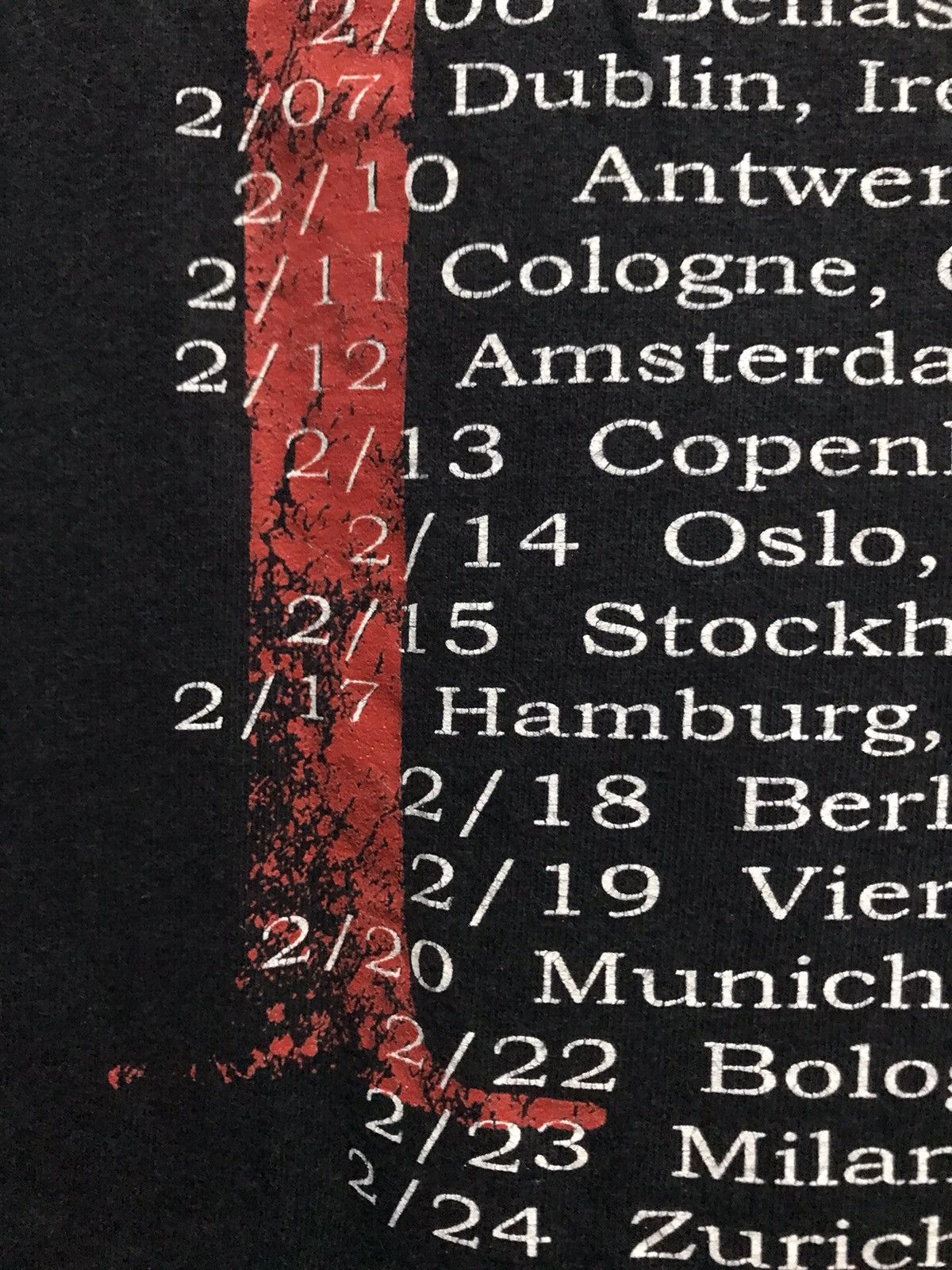 Band Tees Coheed And Cambria Europe Tour Tee Size US L / EU 52-54 / 3 - 15 Thumbnail