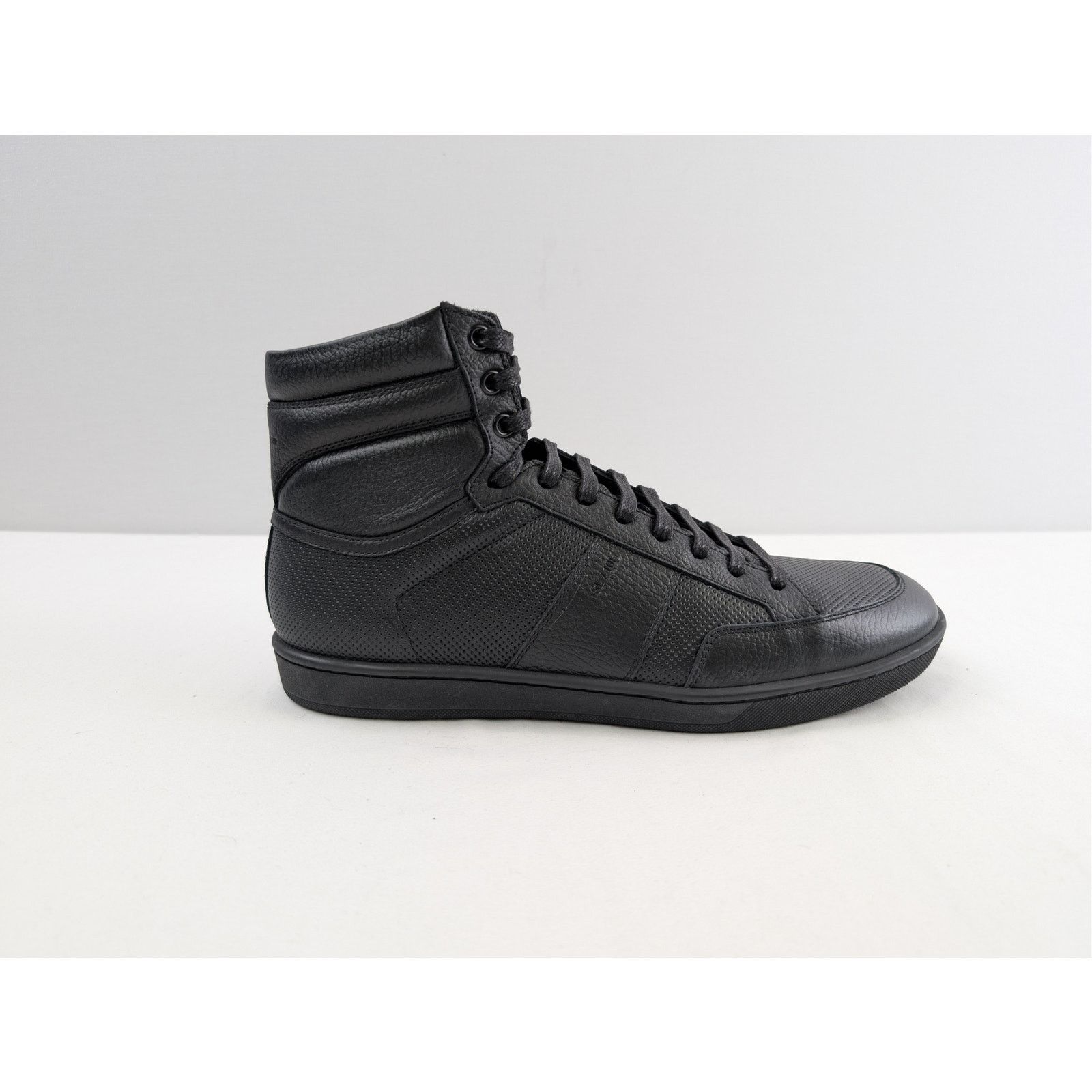 Saint Laurent Paris o1rshd1 SL10H High Top Sneakers in Black Size US 9 / EU 42 - 3 Thumbnail