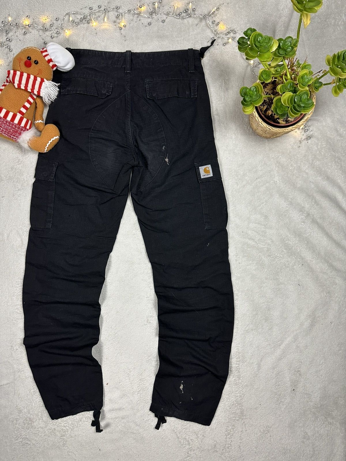 Carhartt Retro Carhartt Vintage Oversize Box Logo Cargo Pants Size US 27 - 3 Thumbnail