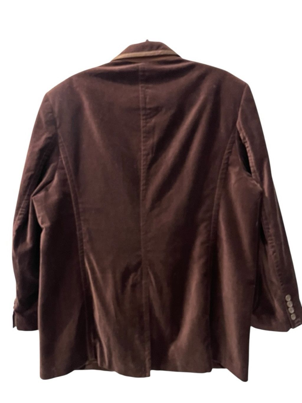 Marc Ecko Vintage Marc Ecko Velvet Cut & Sew Brown Blazer Size XL Size 48R - 9 Thumbnail