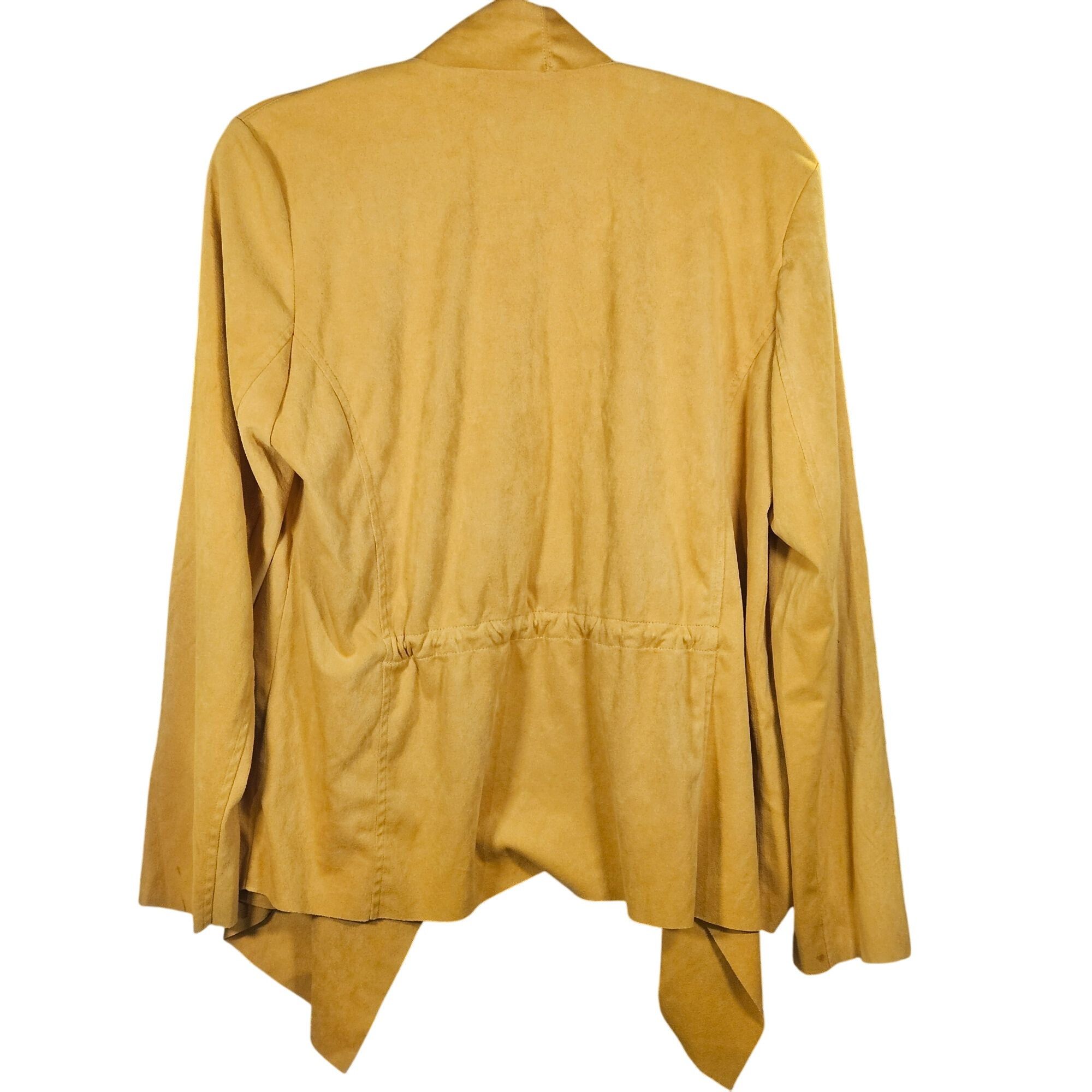 Other Jules & Leopold Women’s Mustard Drape Jacket XL Utility Work Size XL / US 12-14 / IT 48-50 - 3 Thumbnail