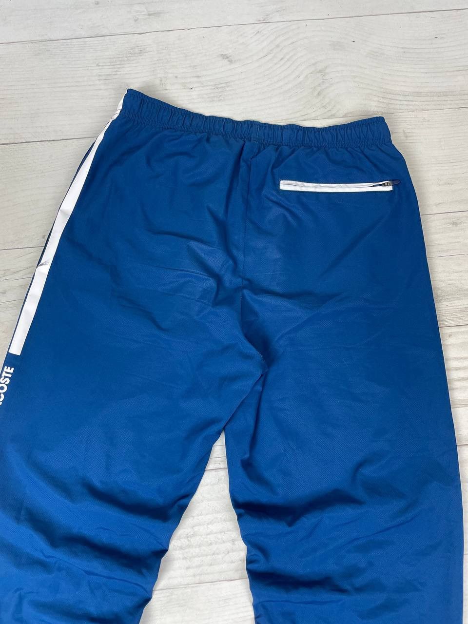 Lacoste Lacoste Nylon Track Pants Logo Striped Blue Y2K Size US 28 / EU 44 - 20 Thumbnail