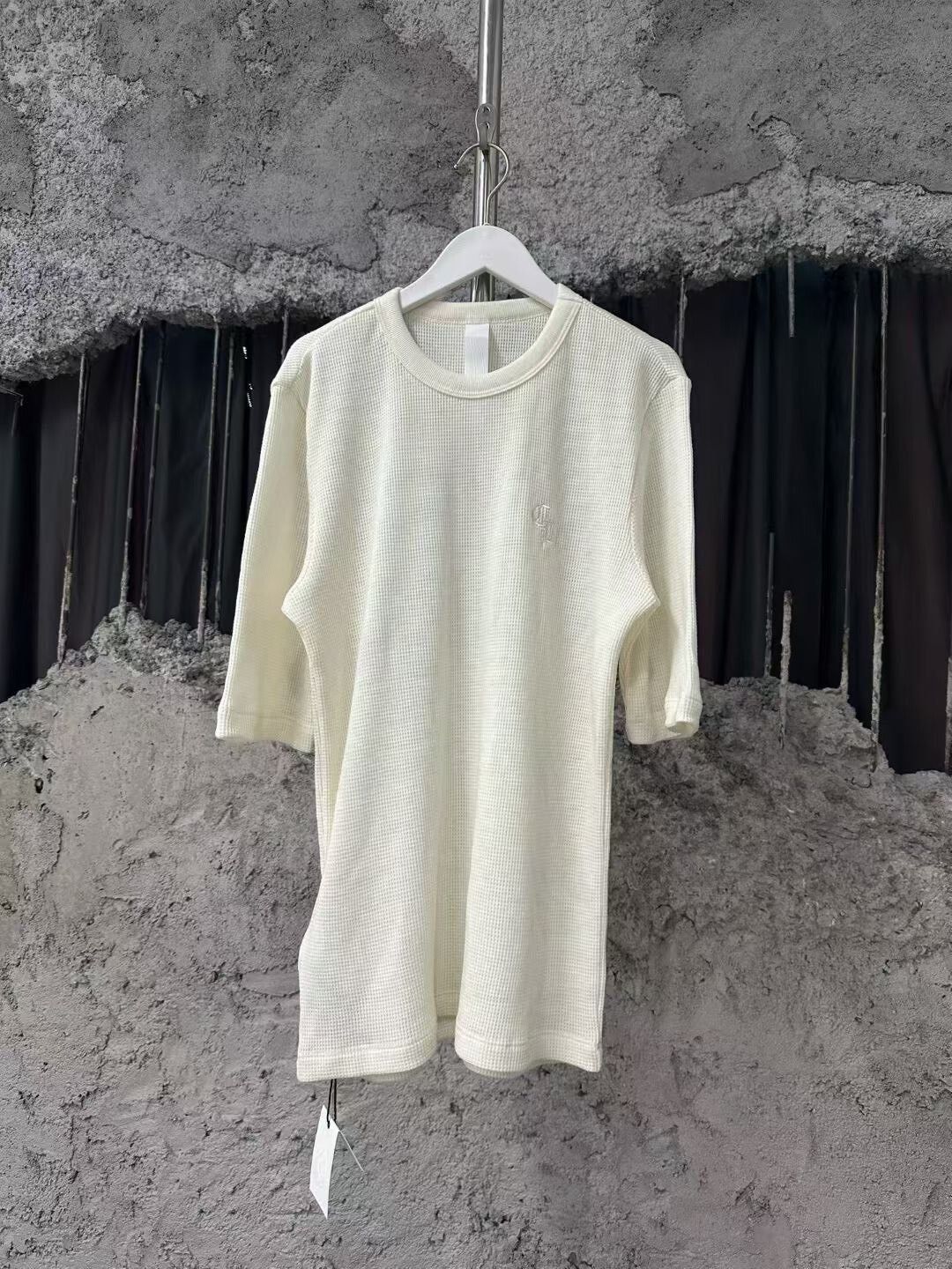 Chrome Hearts Chrome Hearts Waffle Cream Three-Quarter Sleeve Top Size US S / EU 44-46 / 1 - 1 Thumbnail