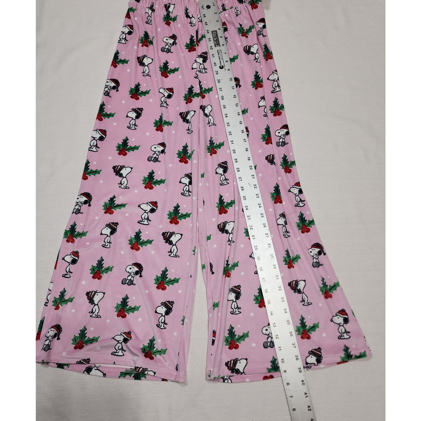 Peanuts Snoopy Christmas pajamas women's Large NWT Size 30" / US 8 / IT 44 - 5 Thumbnail
