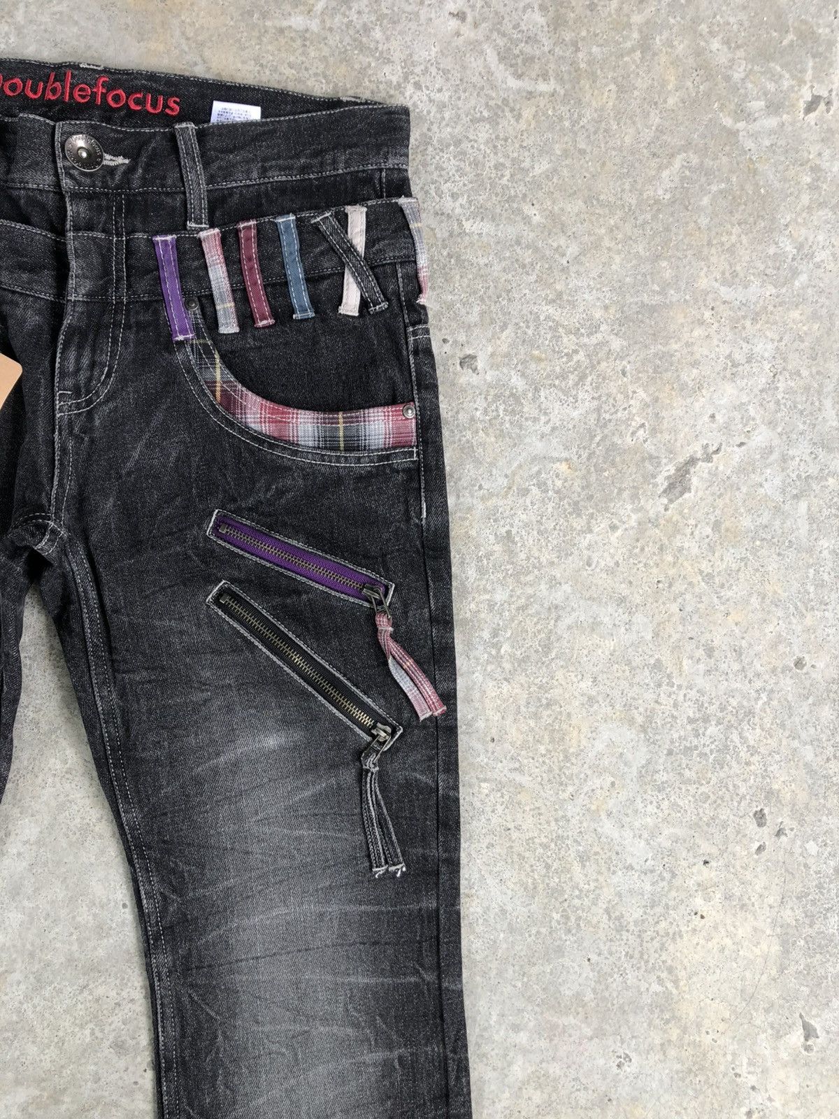 Hysteric Glamour Japanese Double Focus Double Waist Distressed Multizipper Size US 32 / EU 48 - 5 Thumbnail