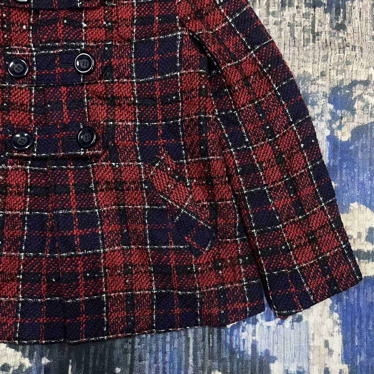 Le Grande Bleu (L.G.B.) Vintage Y2k Joias Gothic Punk Fur Lgb Style Button Jacket Size XS / US 0-2 / IT 36-38 - 3 Thumbnail