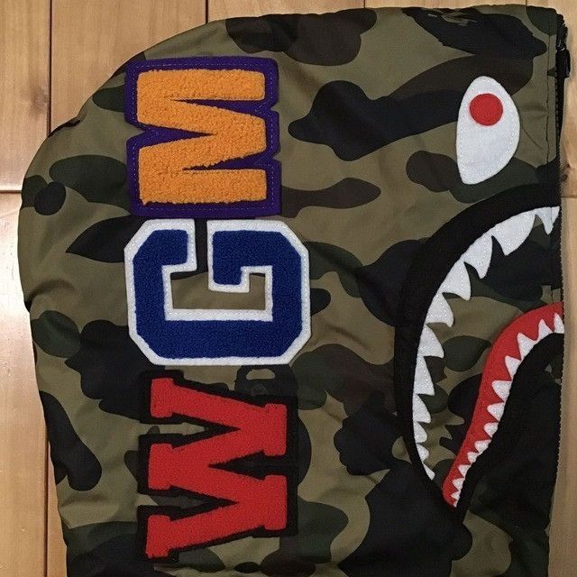 Bape BAPE camo Batting shark full zip hoodie jacket a bathing ape Size US M / EU 48-50 / 2 - 4 Thumbnail