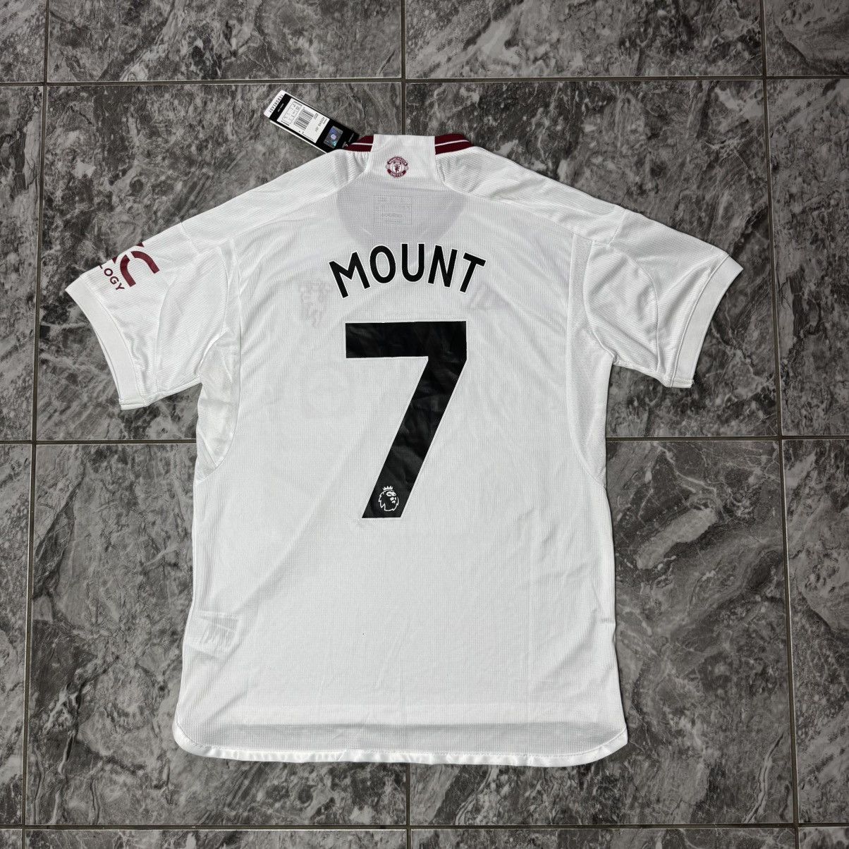 Adidas #7 Mount Adidas Manchester United 23/24 Soccer Jersey Size US L / EU 52-54 / 3 - 1 Thumbnail