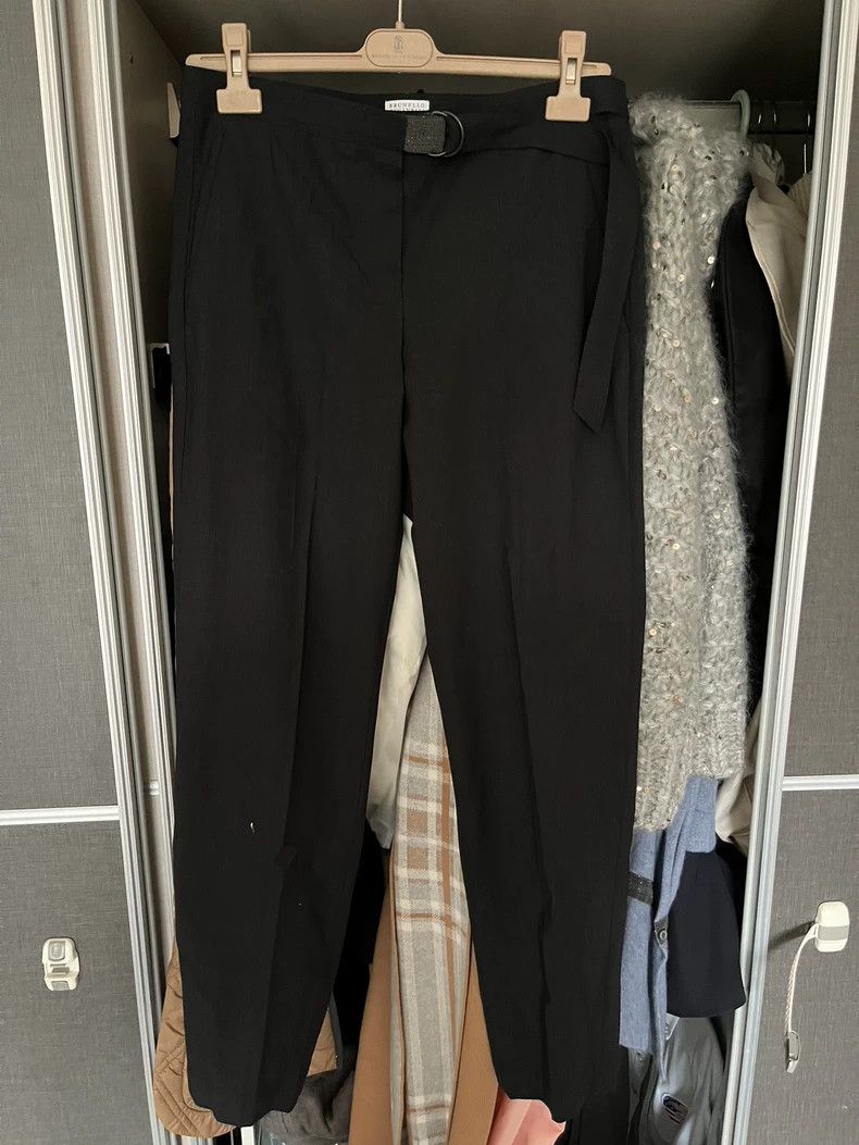 Brunello Cucinelli Brunello Cucinelli Beaded Casual Pants - dmc Size US 38 / EU 54 - 1 Thumbnail