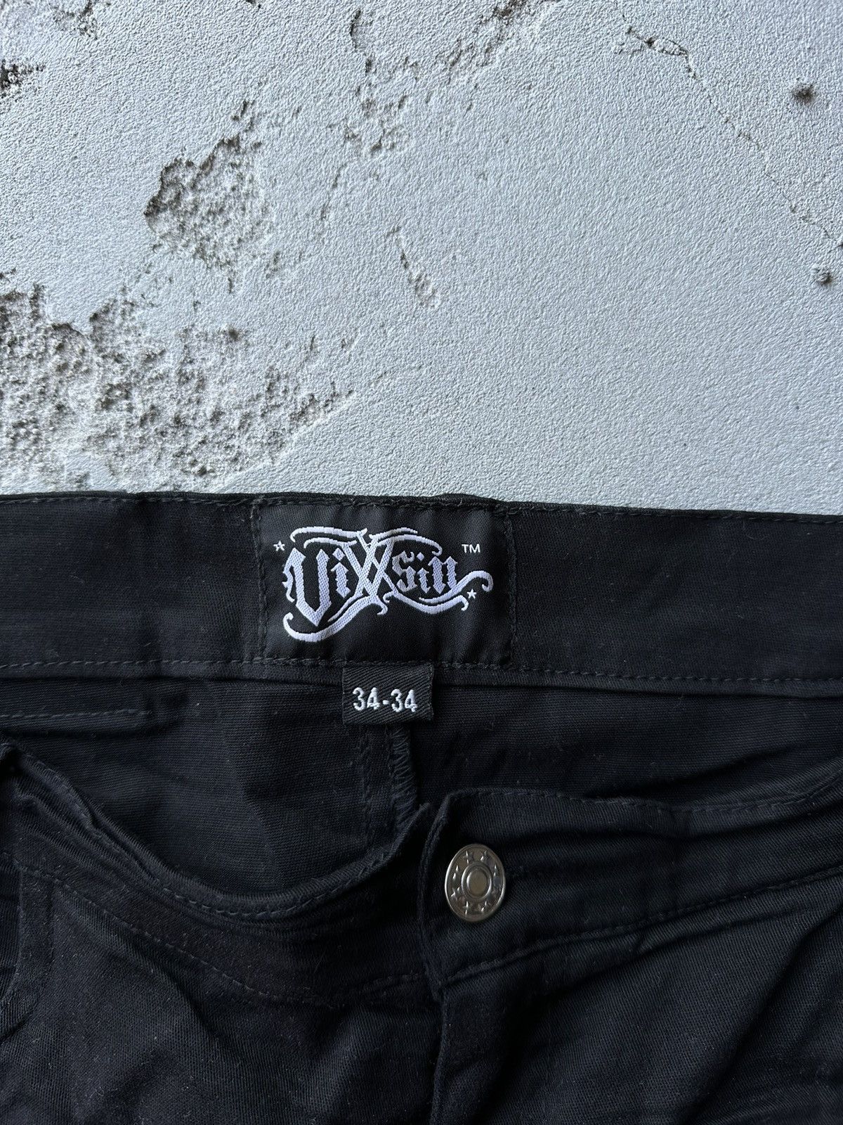 Japanese Brand Vixxsin Cargo Slim Punk Pant Black Slim Stretch Size US 34 / EU 50 - 5 Thumbnail